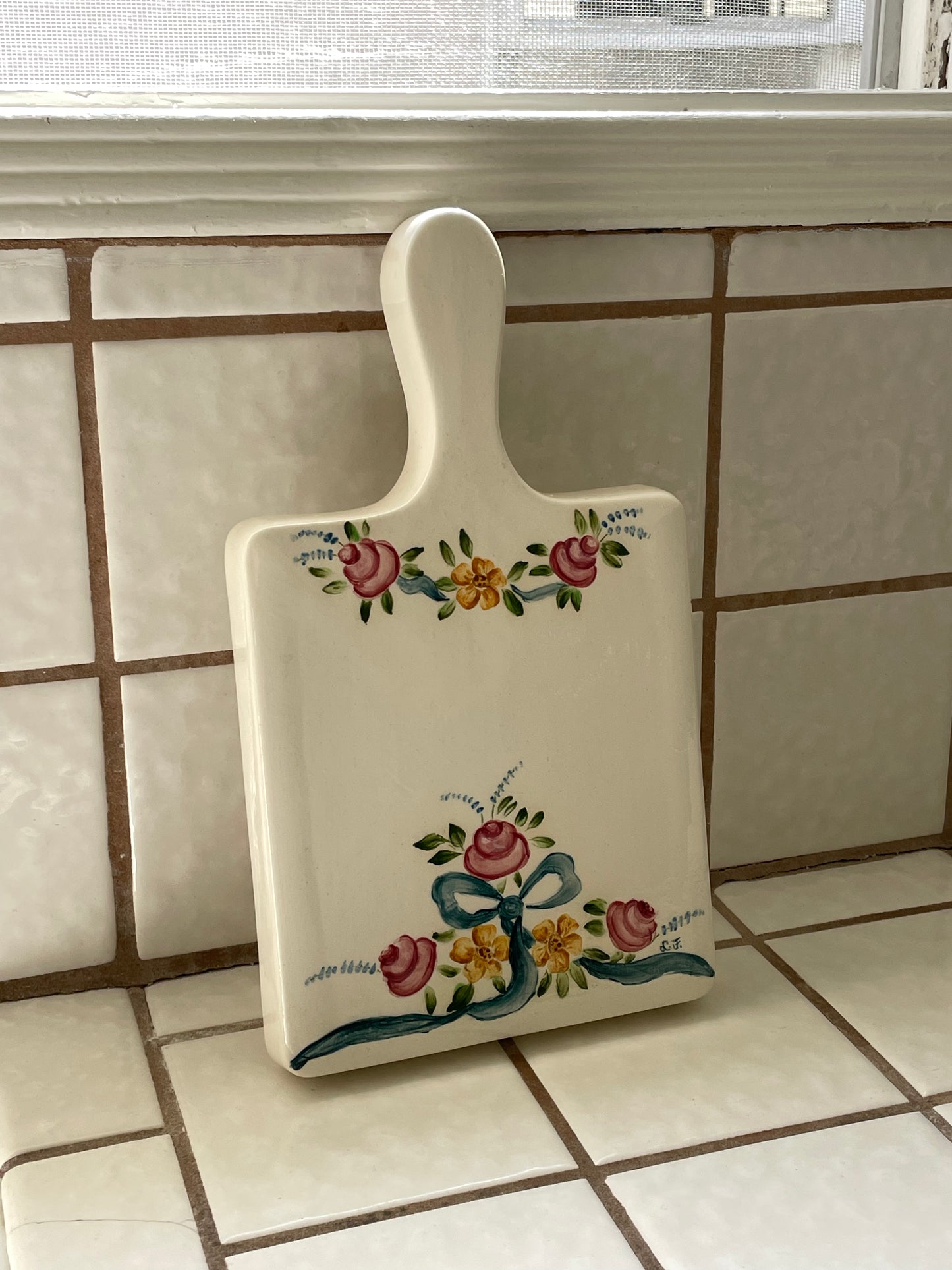 Lincoln Center Ceramic Cheese Board