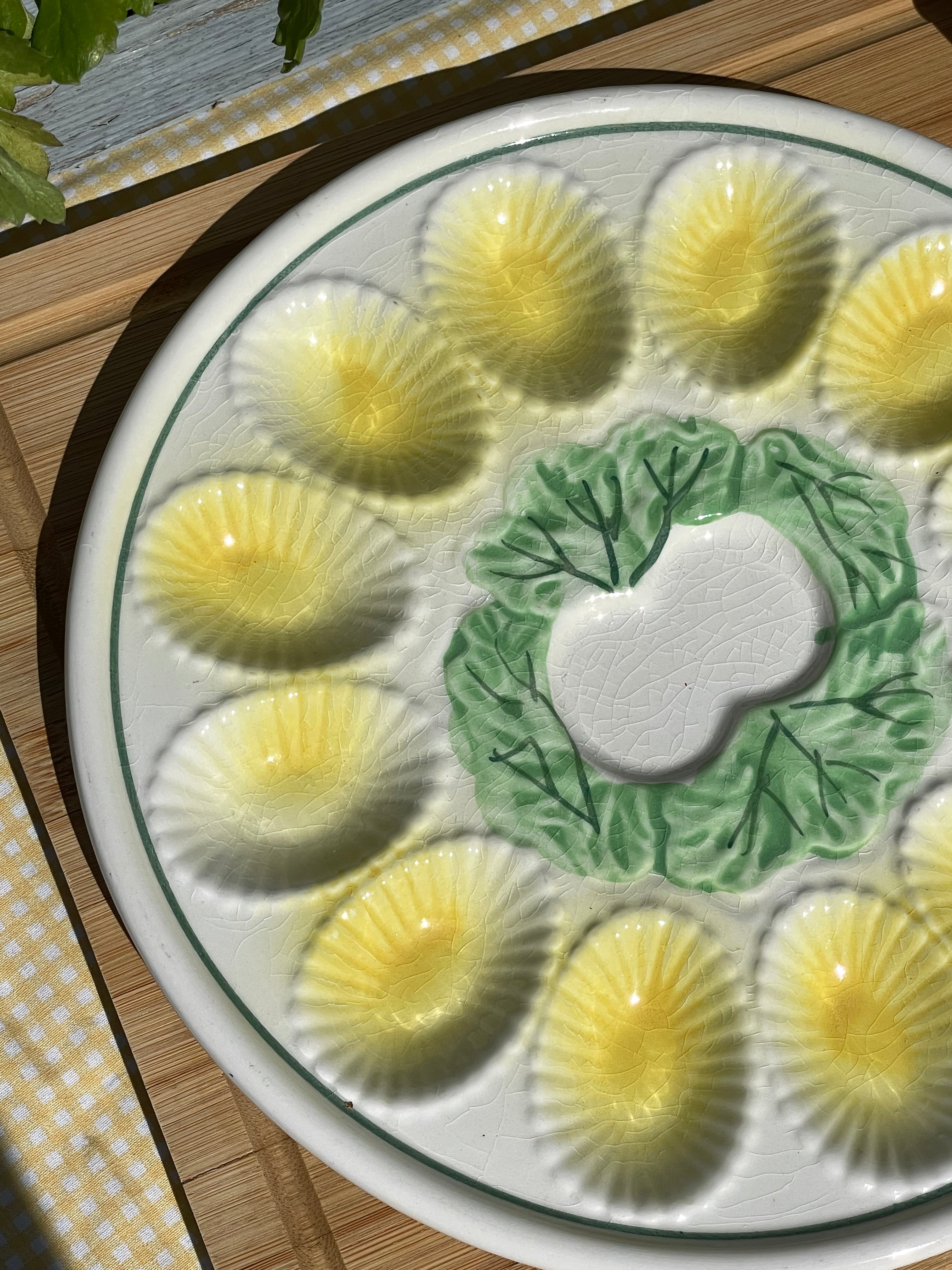 Sunny Side Up Deviled Egg Plate
