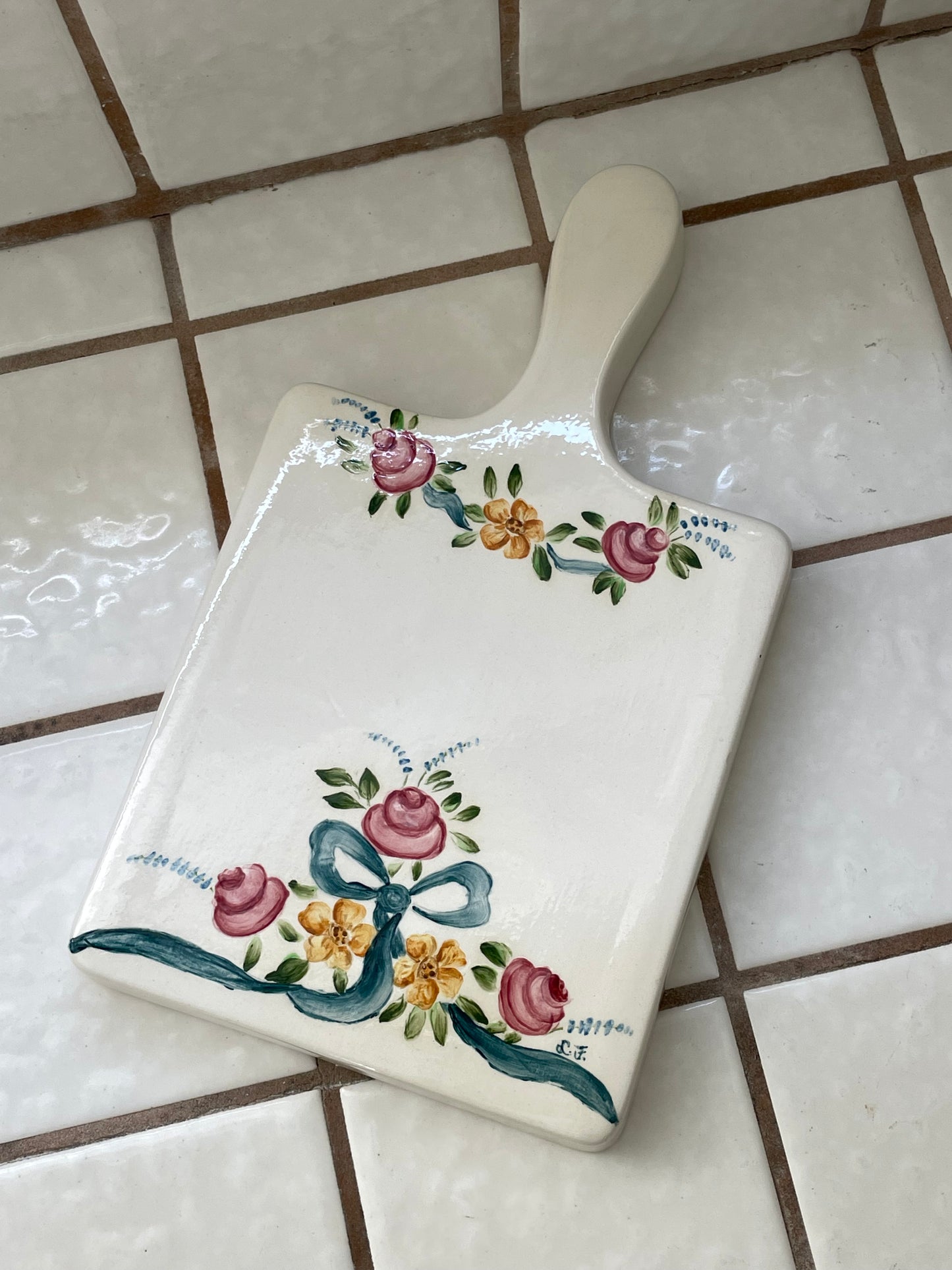 Lincoln Center Ceramic Cheese Board