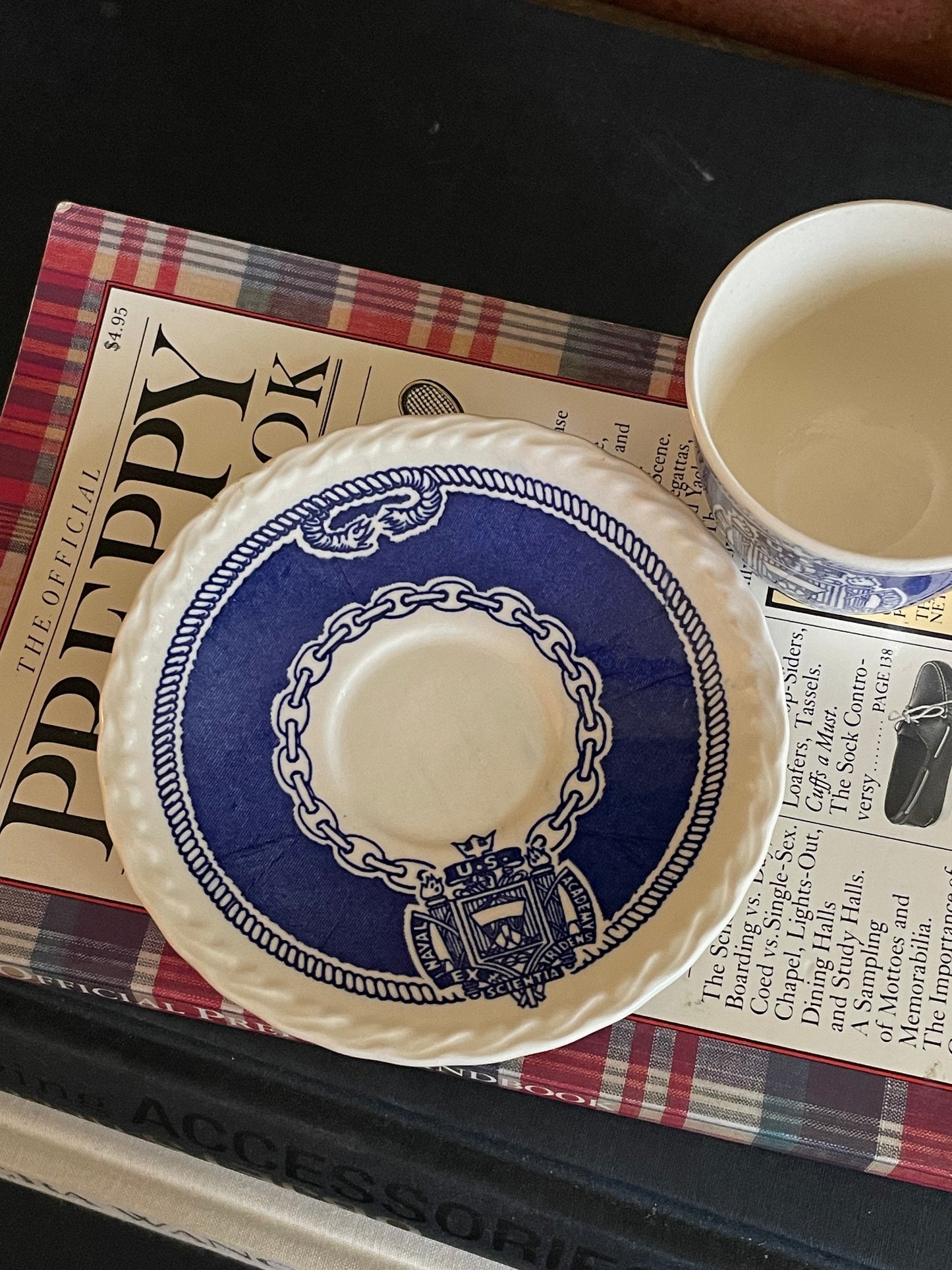 Maritime Espresso Cup and Saucer