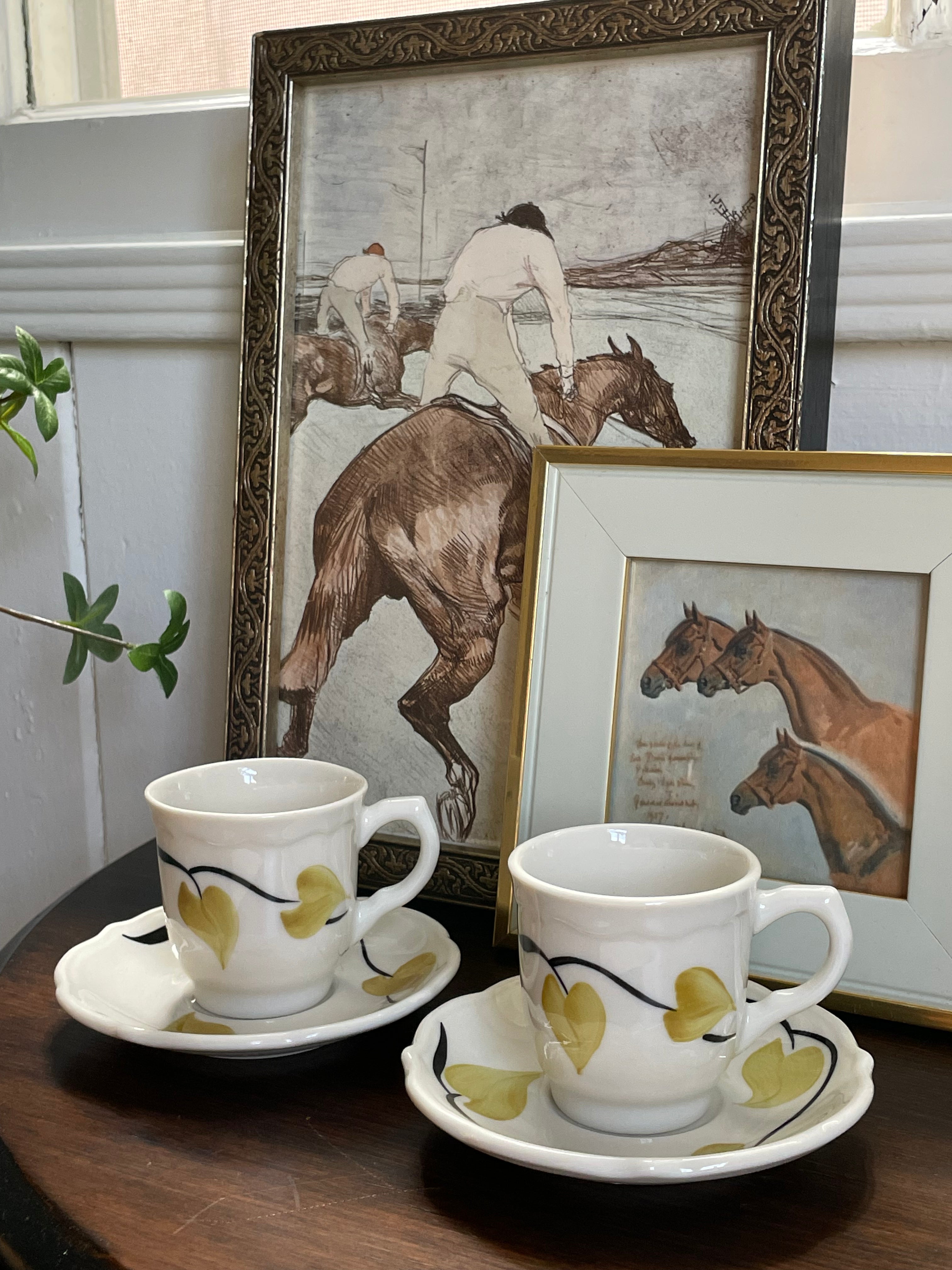 Du Pont Espresso Cups, Set of 2