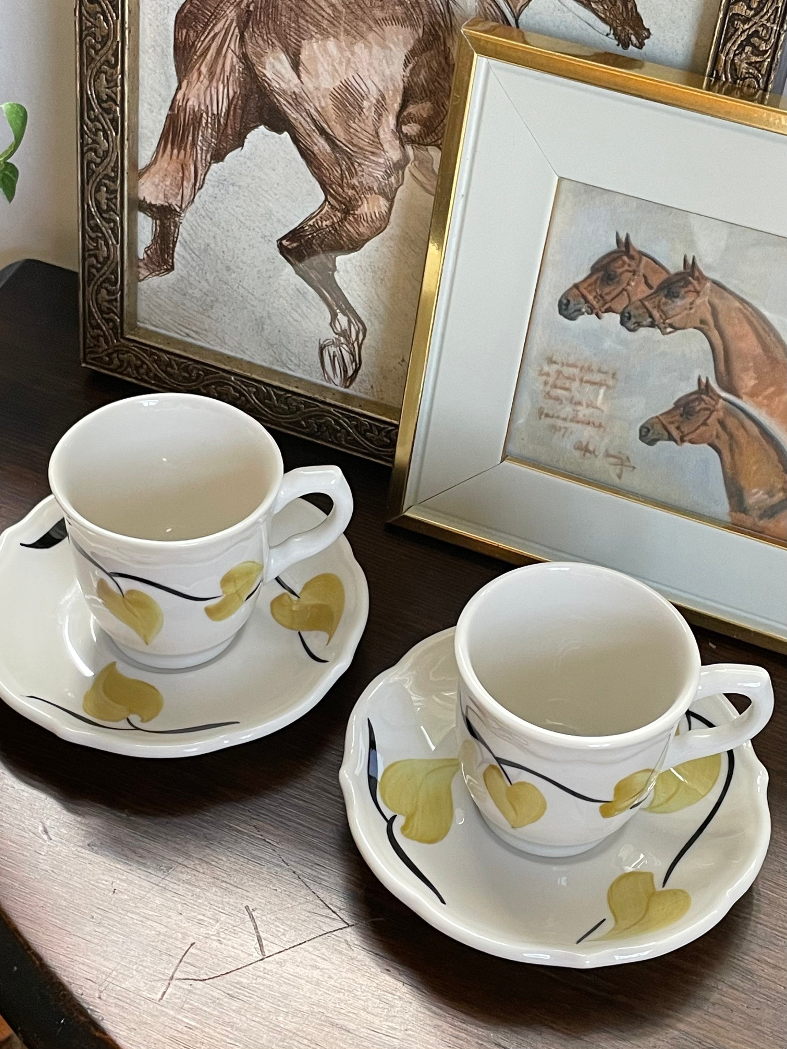 Du Pont Espresso Cups, Set of 2