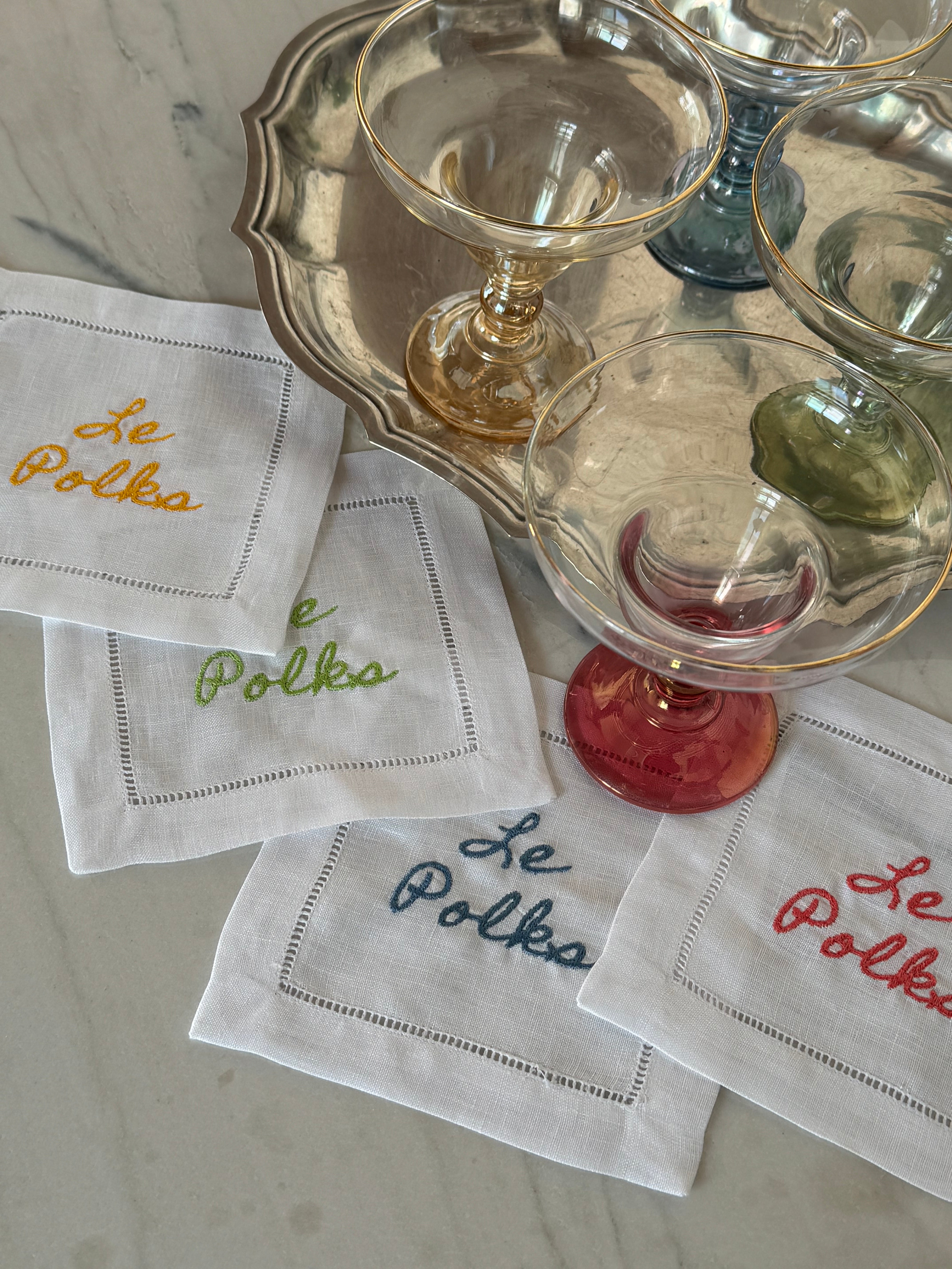Statement Cocktail Napkin, Set of 4