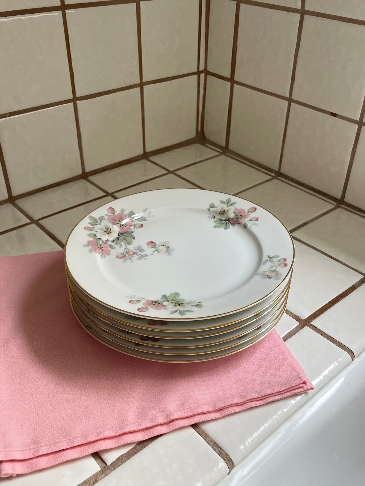 Enchanted Garden Salad Plates, Set of 6