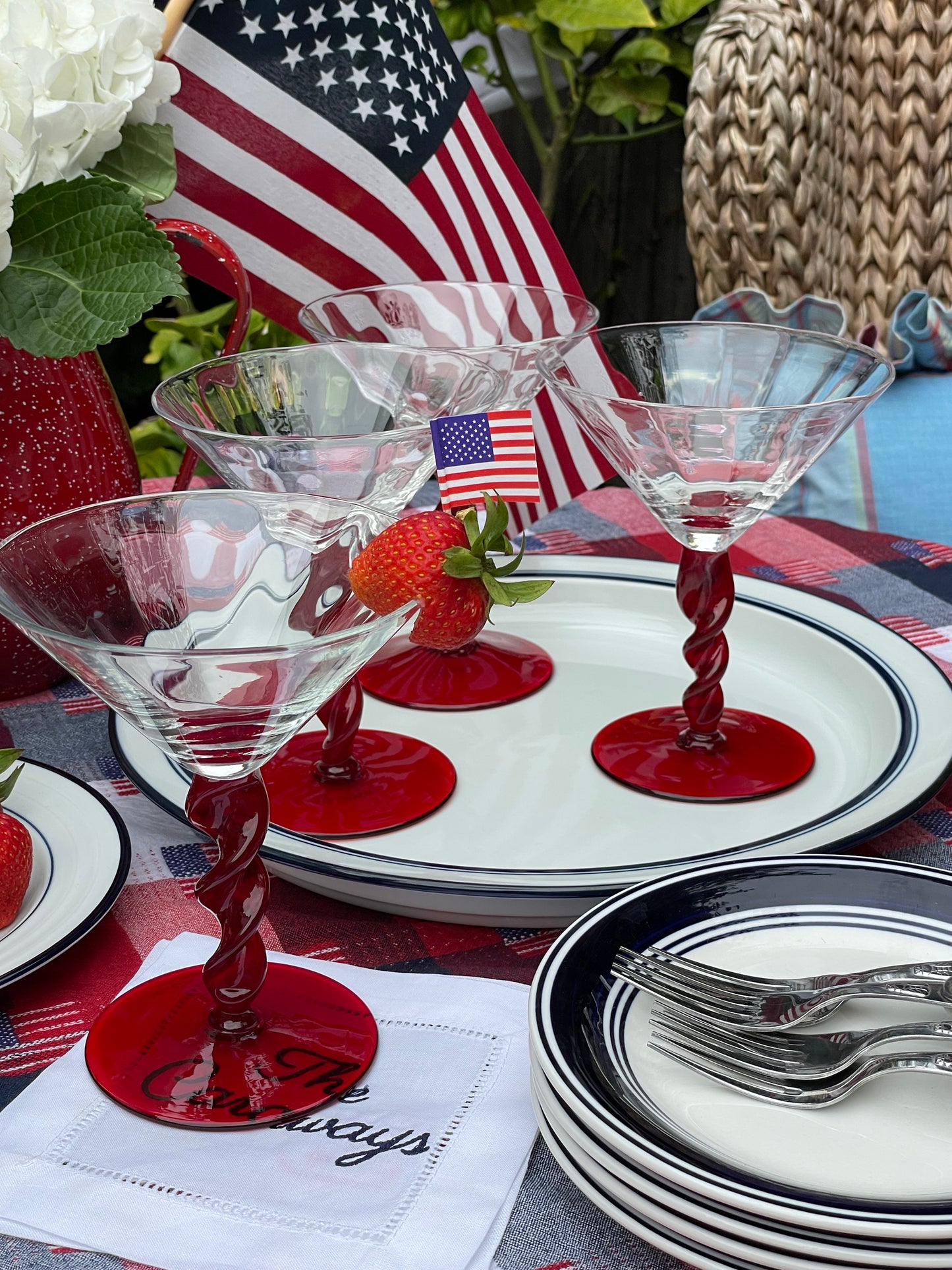Happy Hour Martini Glasses