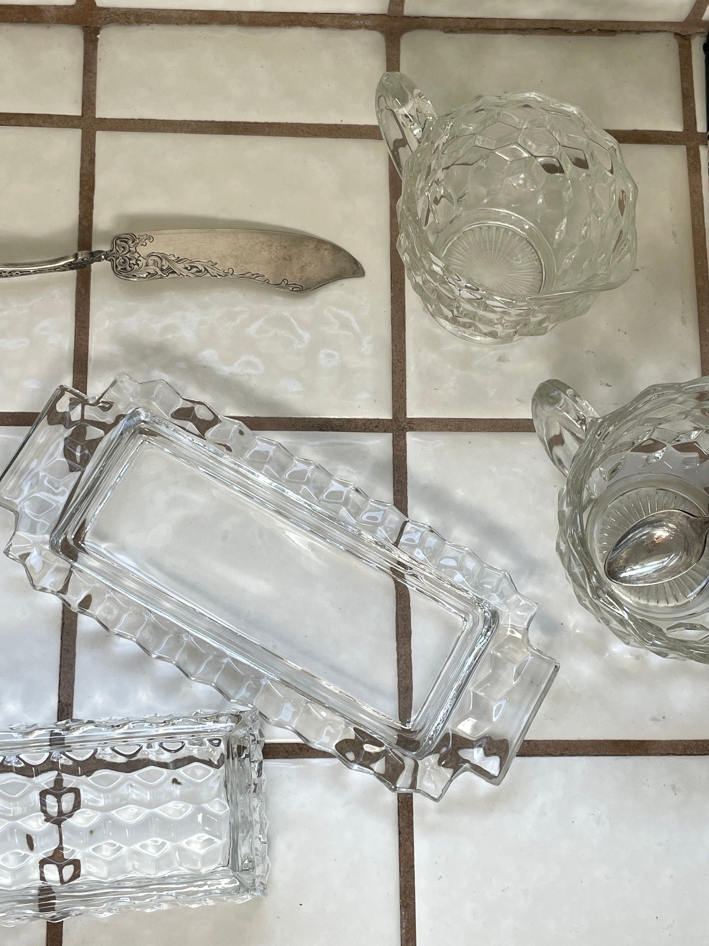 Darcy 3-piece glass kitchen set