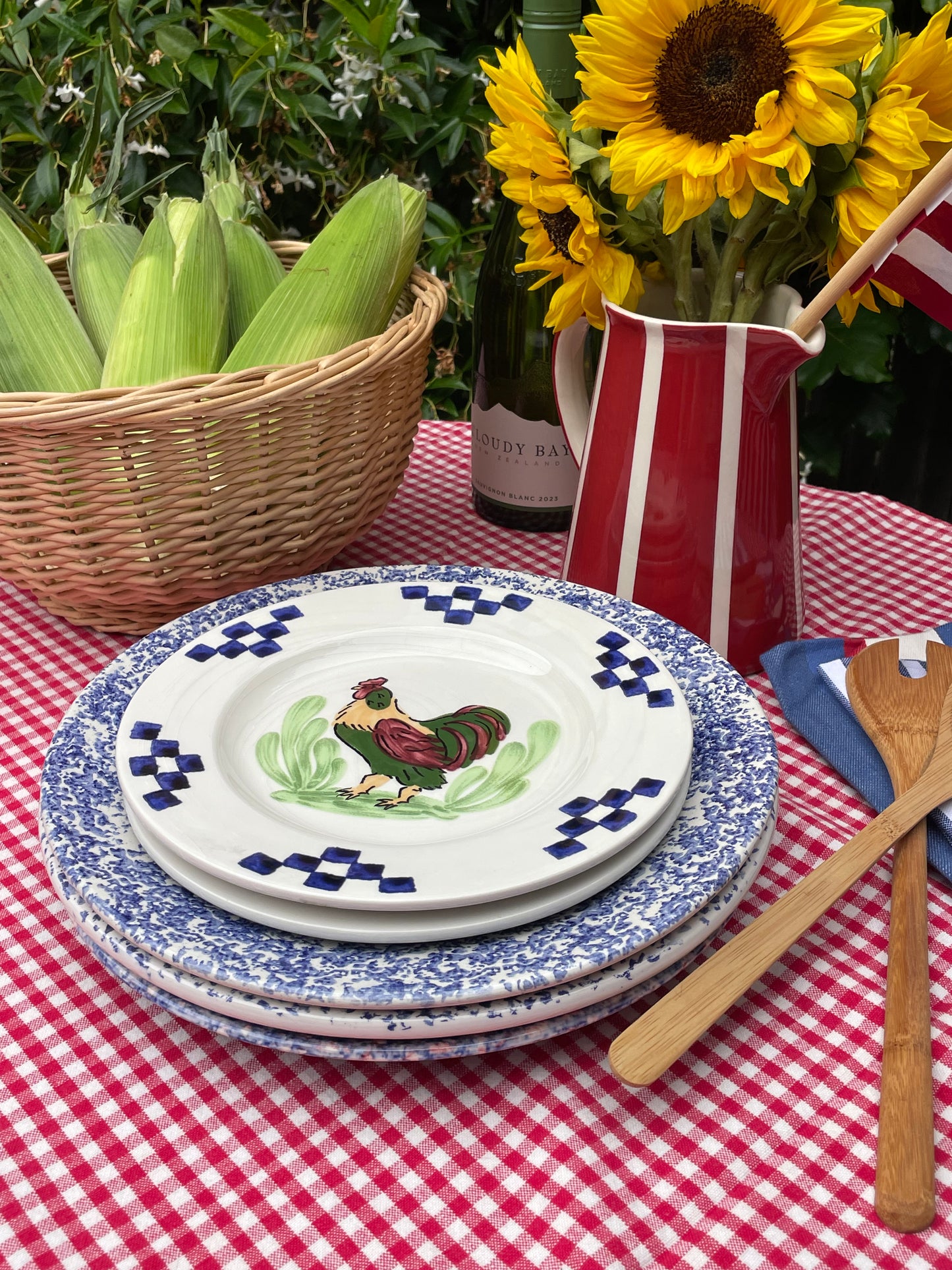 Chickadee Plates, Set of 2