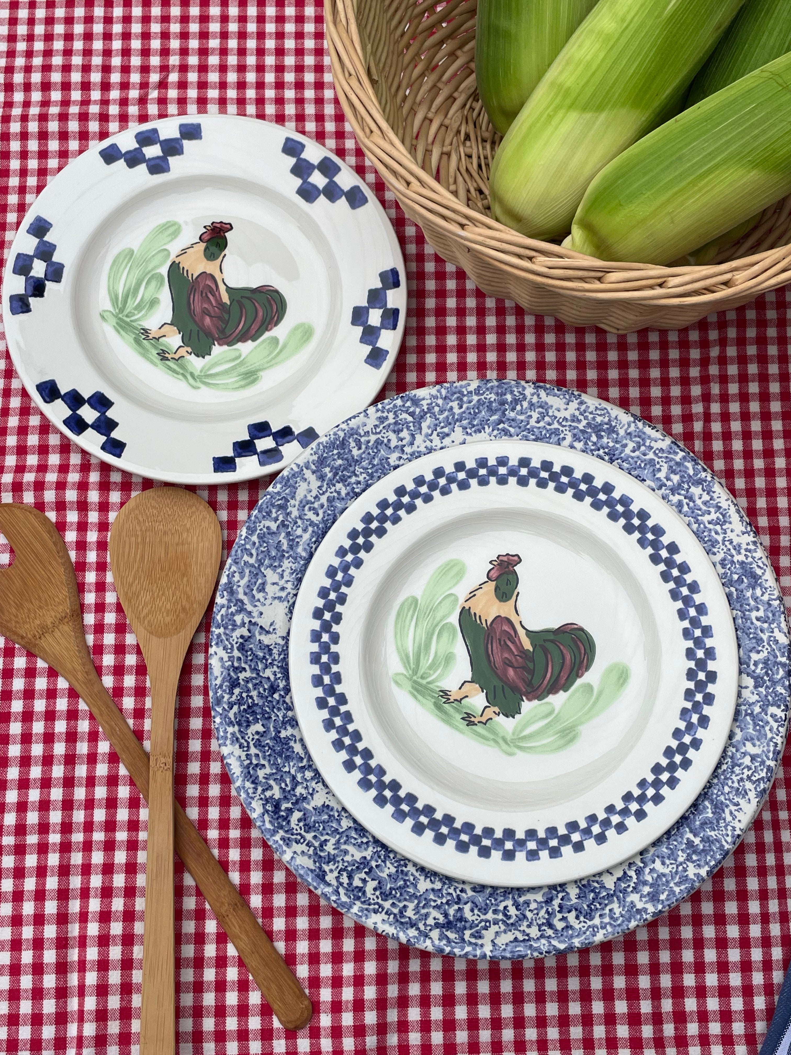 Chickadee Plates, Set of 2