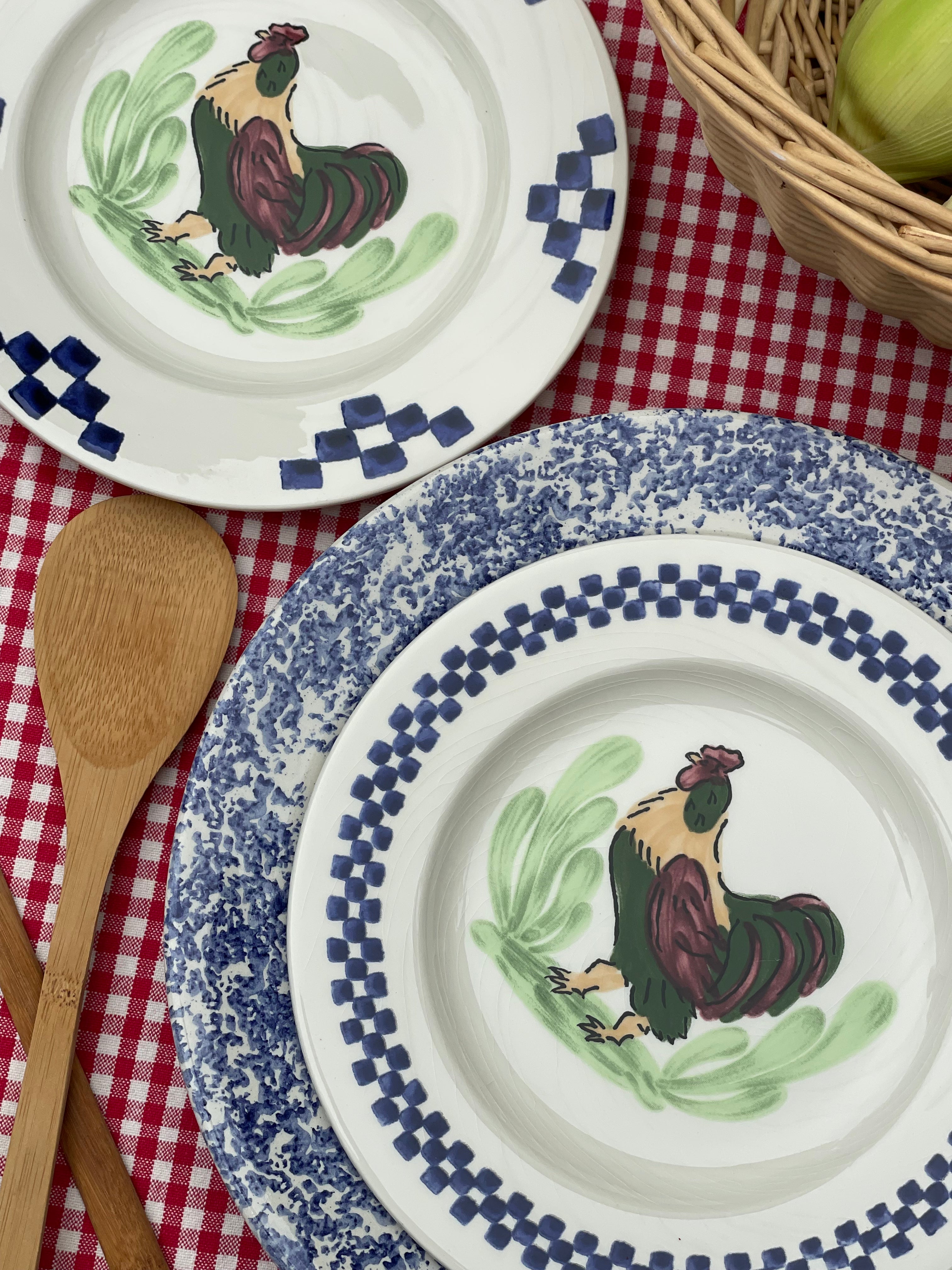 Chickadee Plates, Set of 2