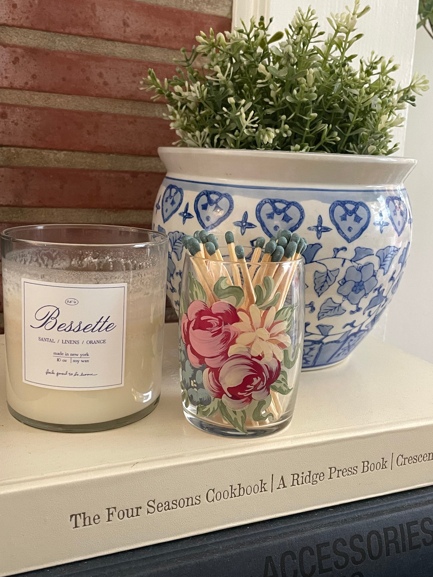 Peony Matchstick Holder