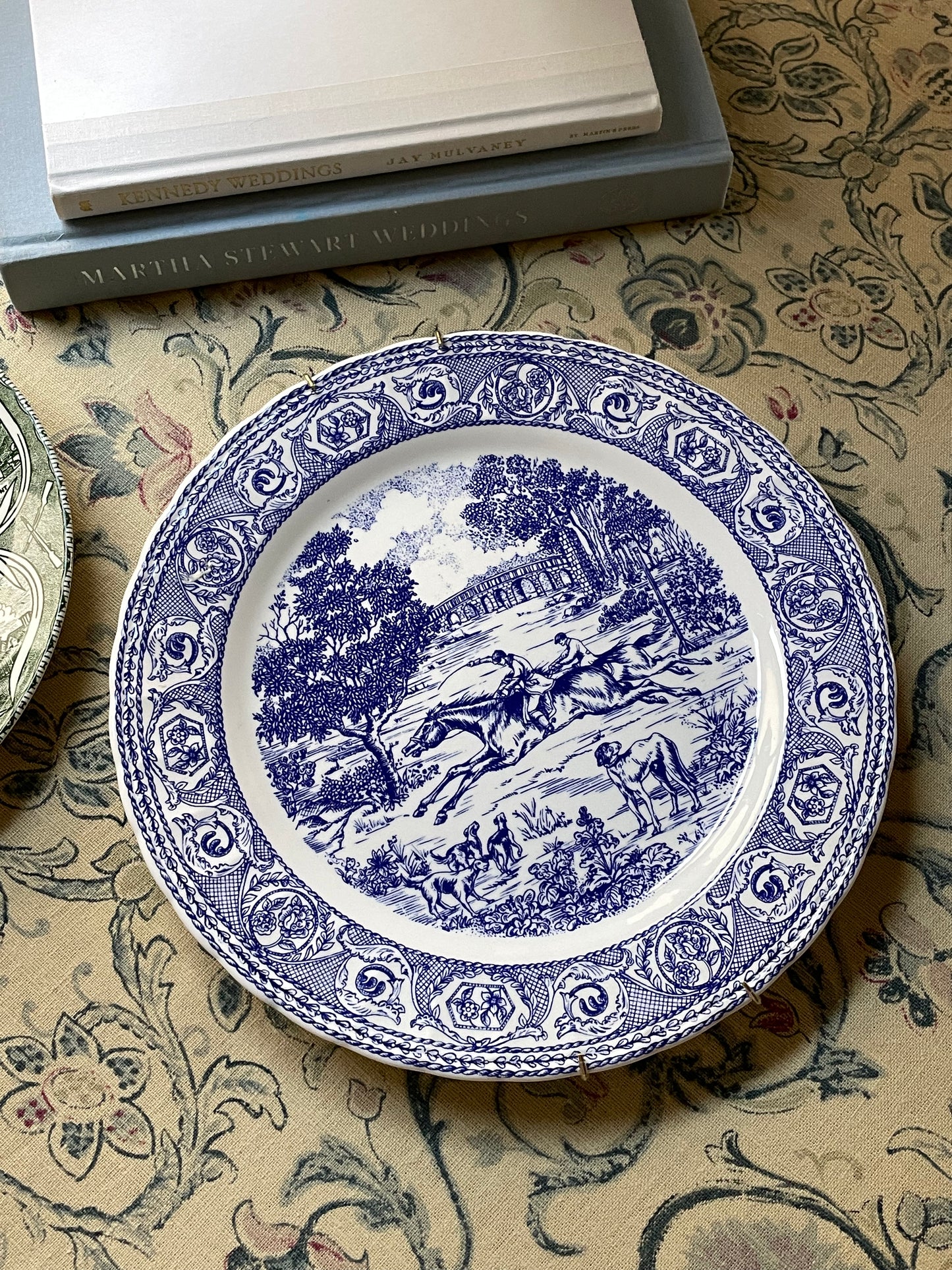 Horses & Hounds Decorative Plate