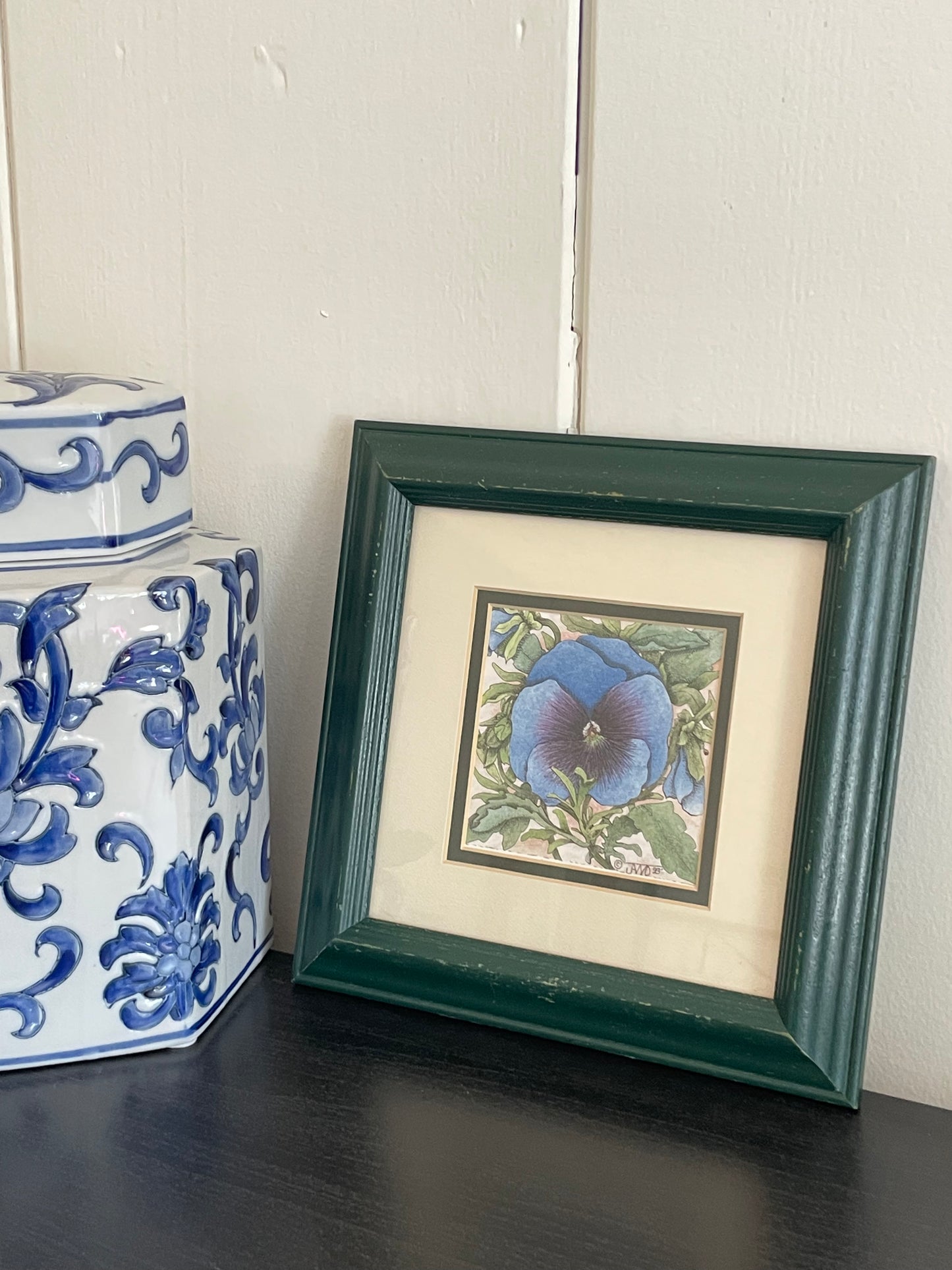 Pansies Framed Art