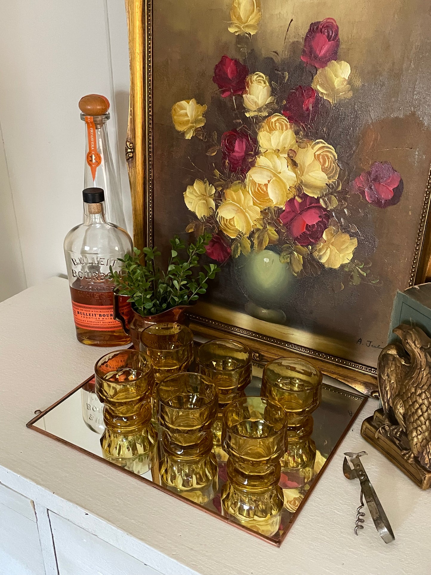 Amber Single Old-Fashioned Glasses, Set of 6
