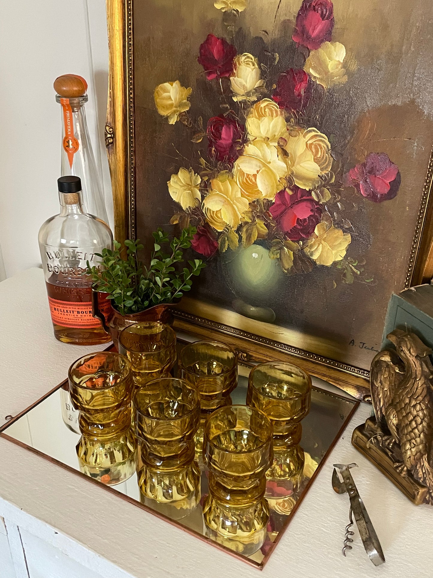 Amber Single Old-Fashioned Glasses, Set of 6