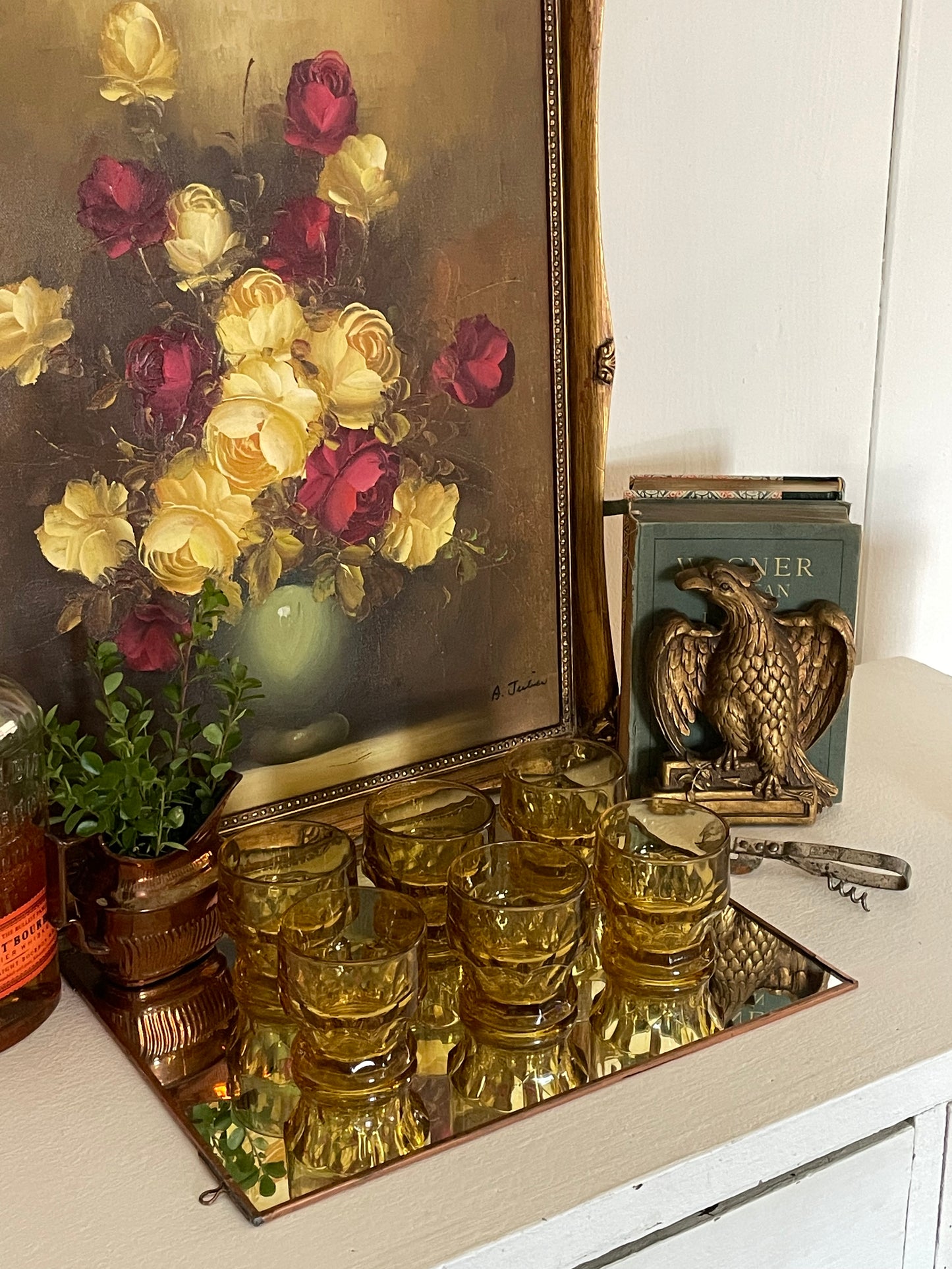 Amber Single Old-Fashioned Glasses, Set of 6
