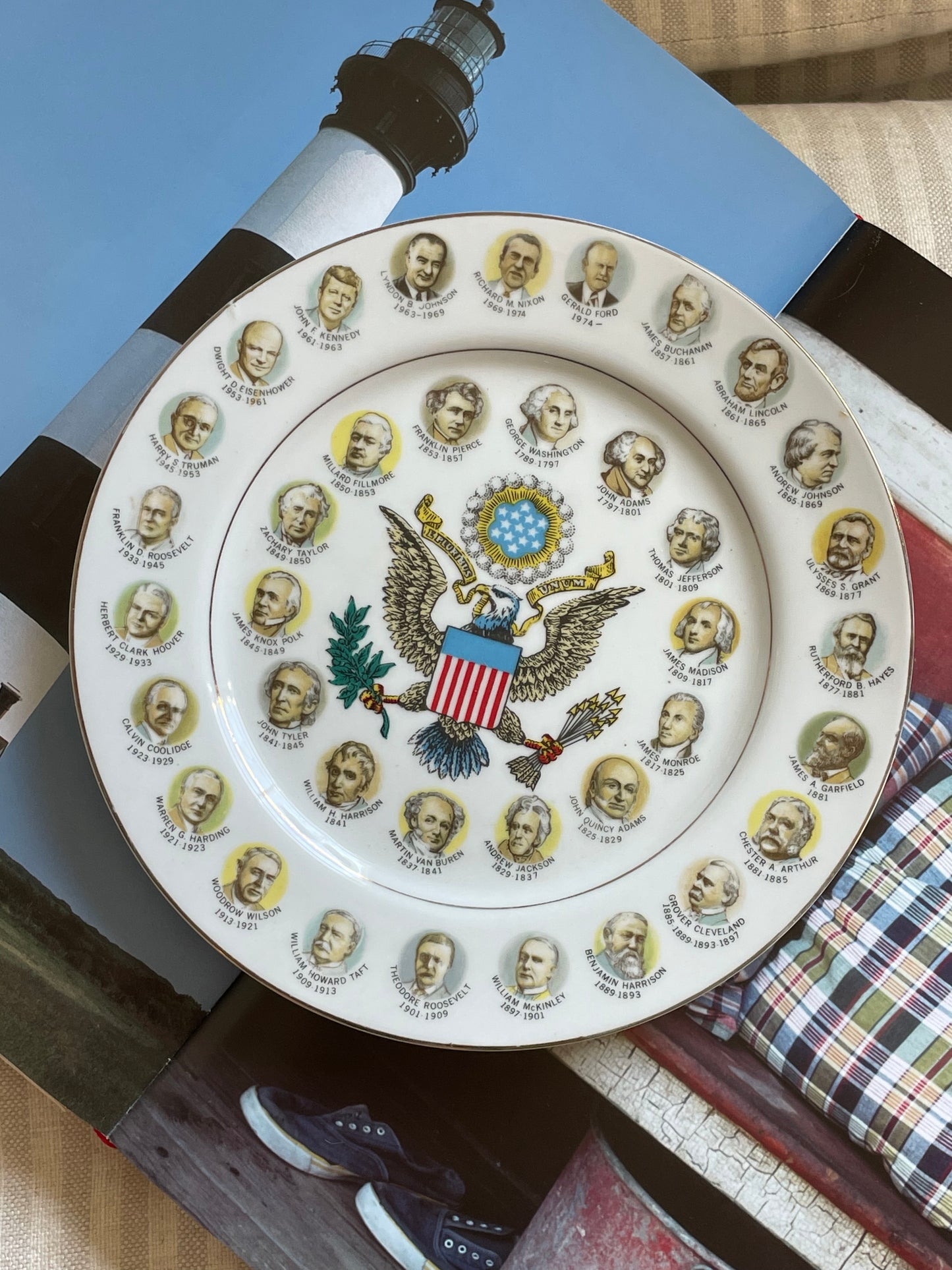 200 Years of Presidents Decorative Plate