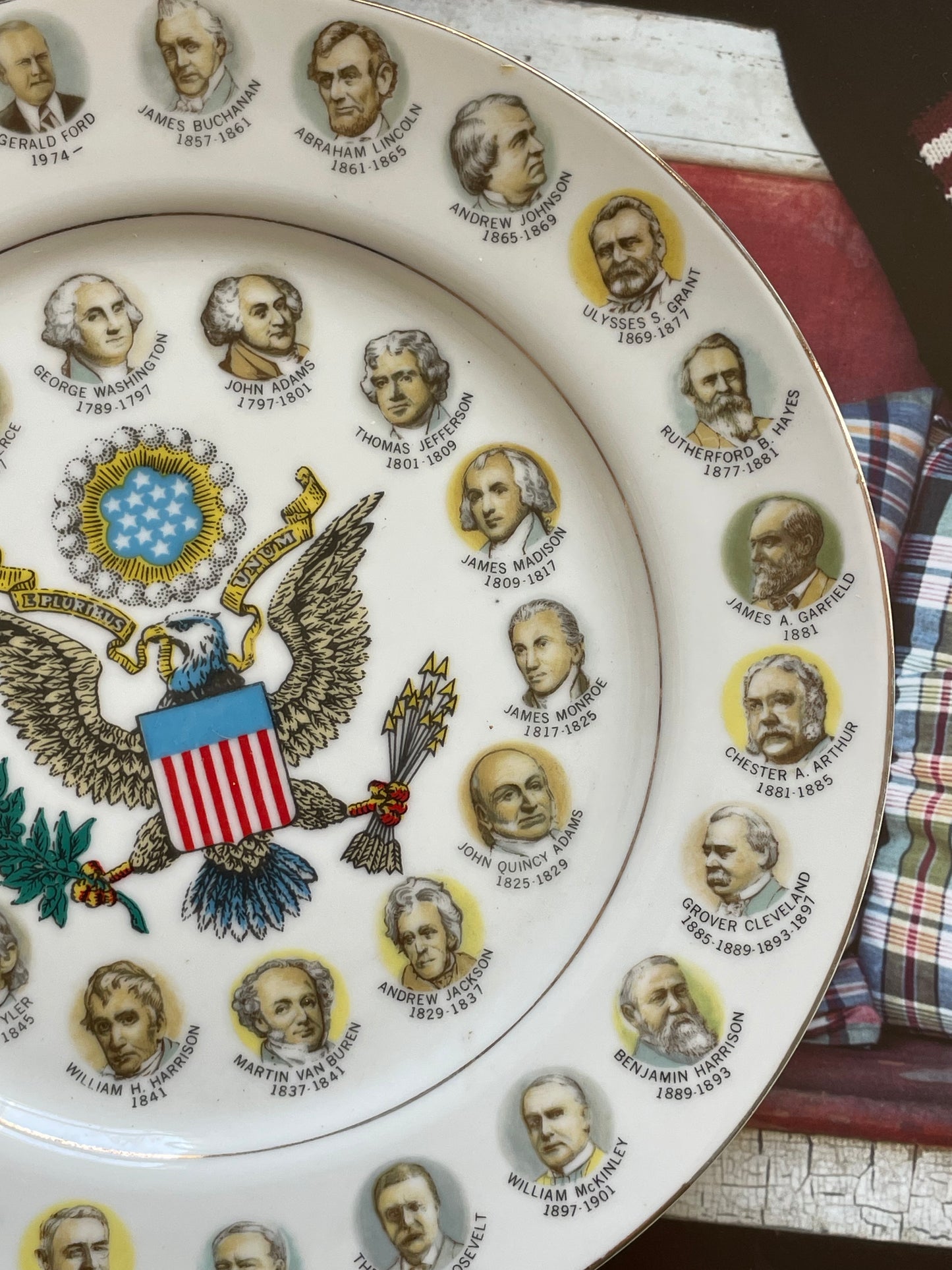 200 Years of Presidents Decorative Plate