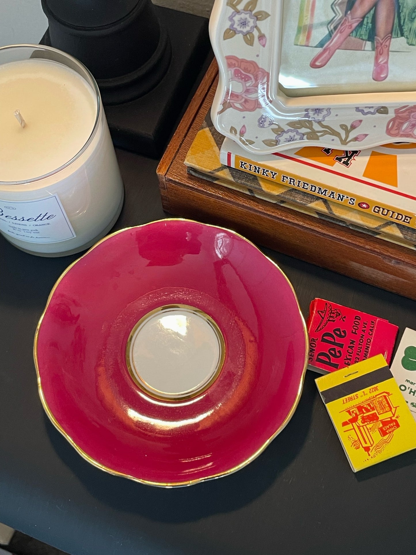 Ruby Trinket Dish