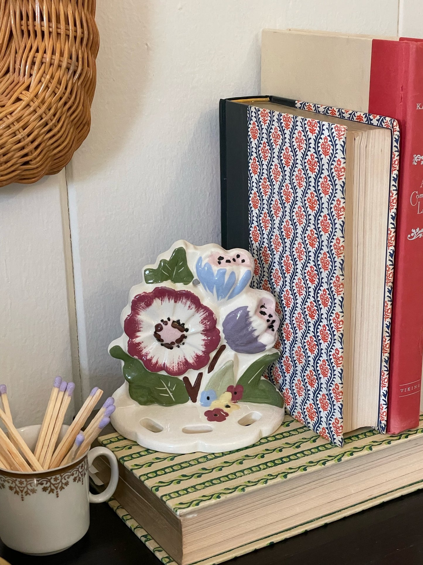 Folly Beach Ceramic Bookend