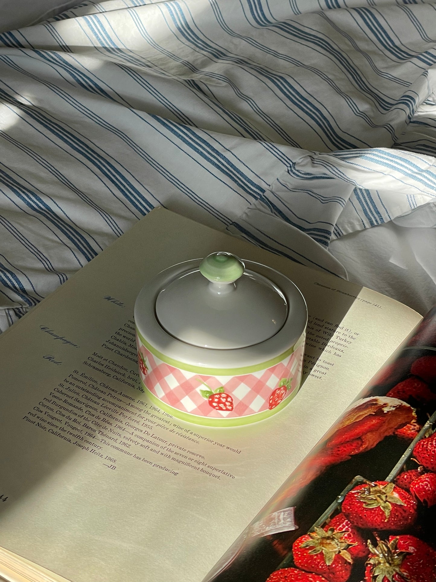 Strawberry Fields Trinket Jar