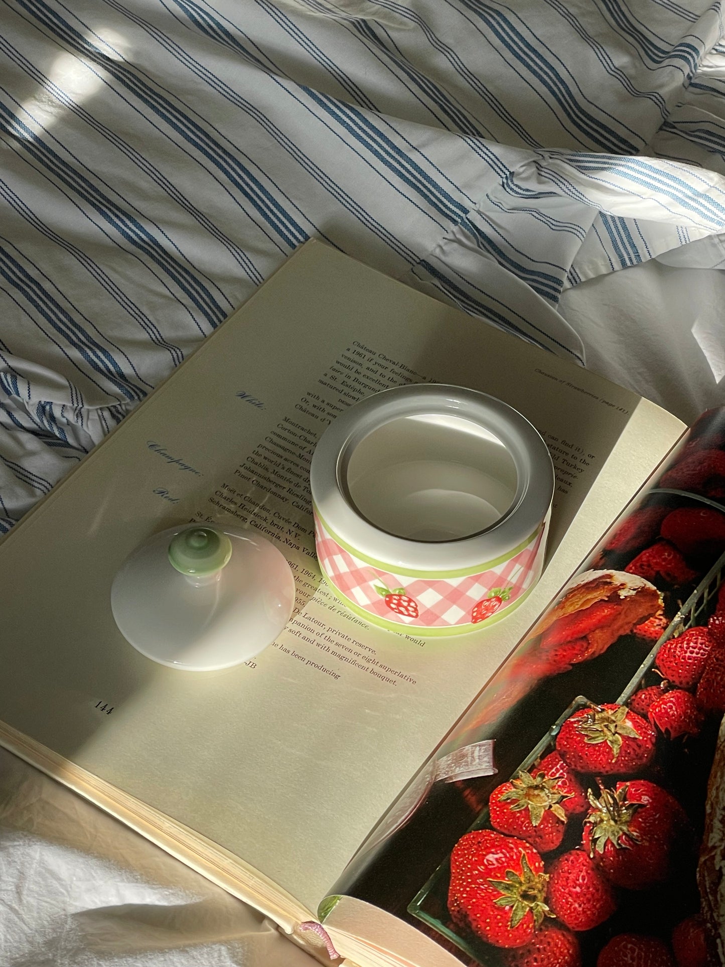 Strawberry Fields Trinket Jar