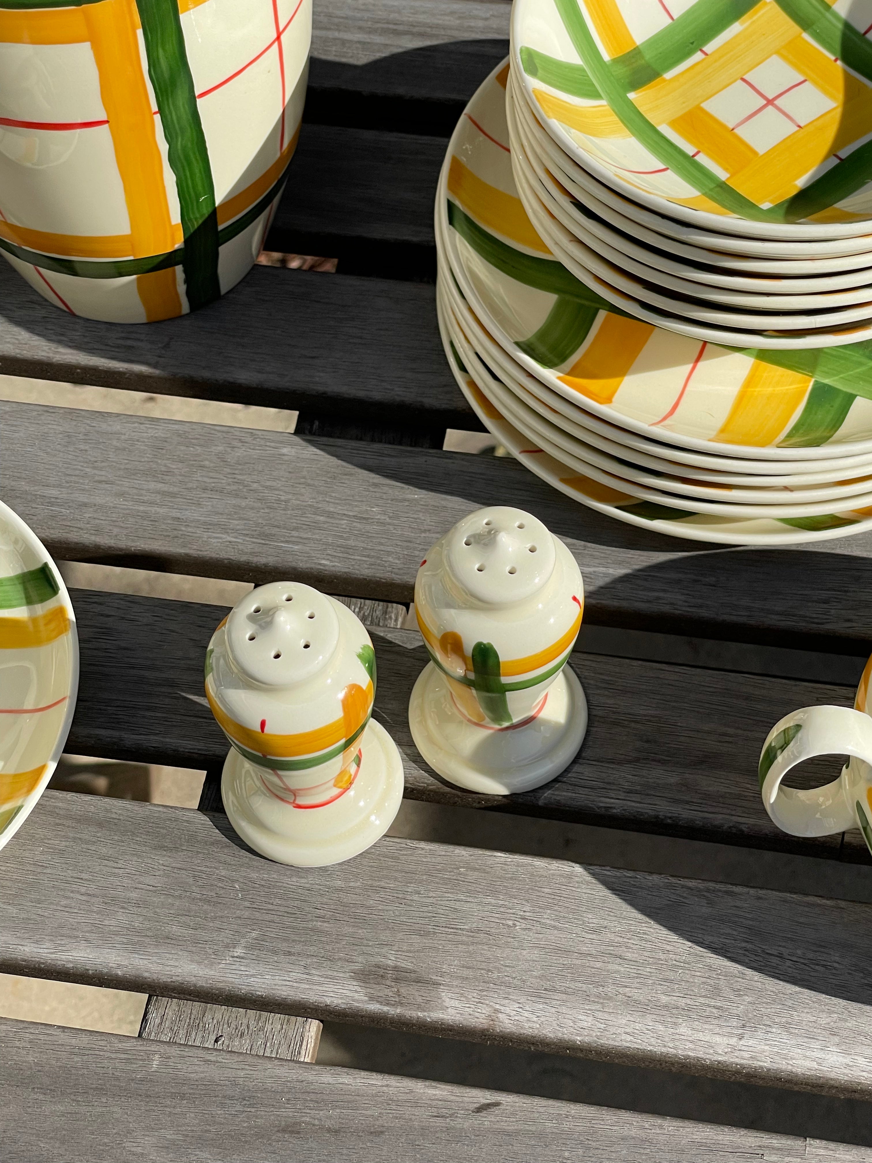 Scotch Plaid Salt and Pepper