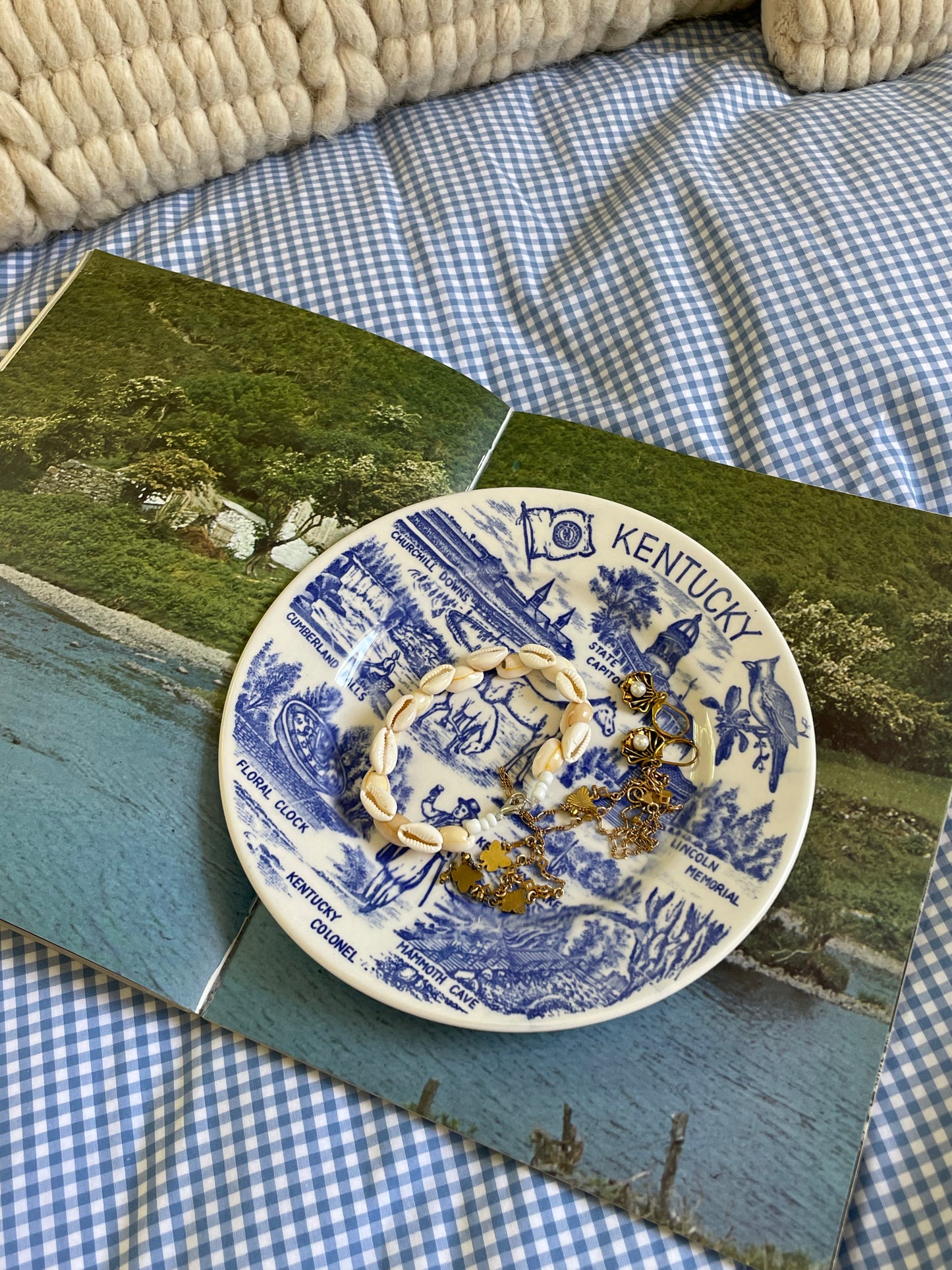 Kentucky Bluegrass Trinket Dish