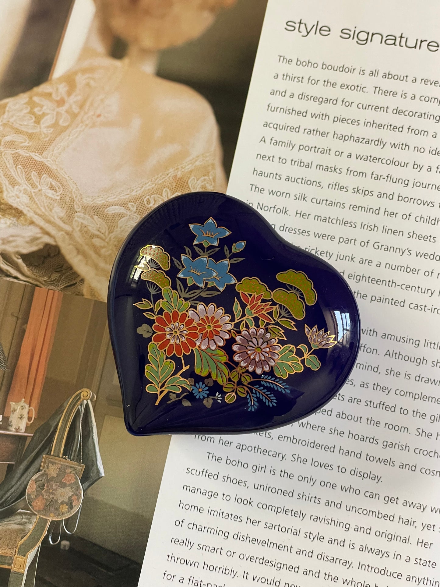 Presley Heart Trinket Box