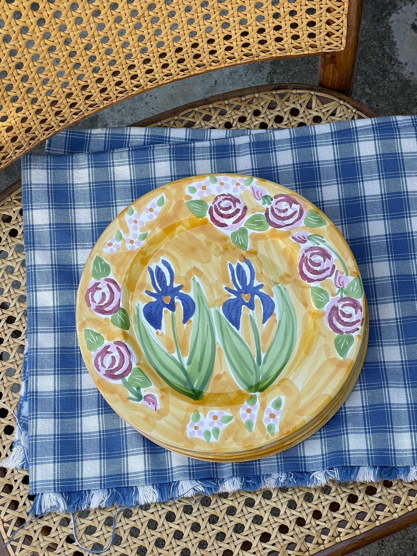 Garden Party Plates, Set of 4