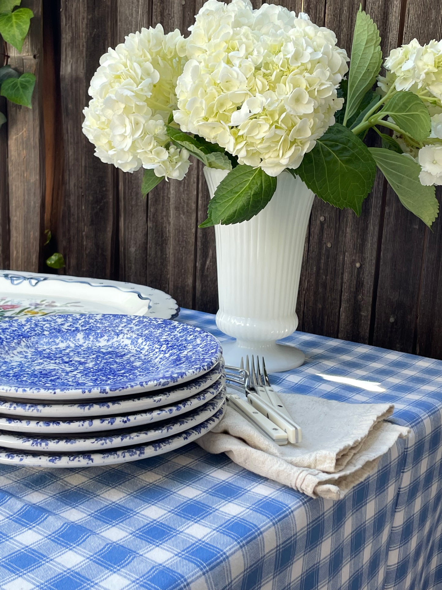 Cotton Cloud Plates, Set of 5