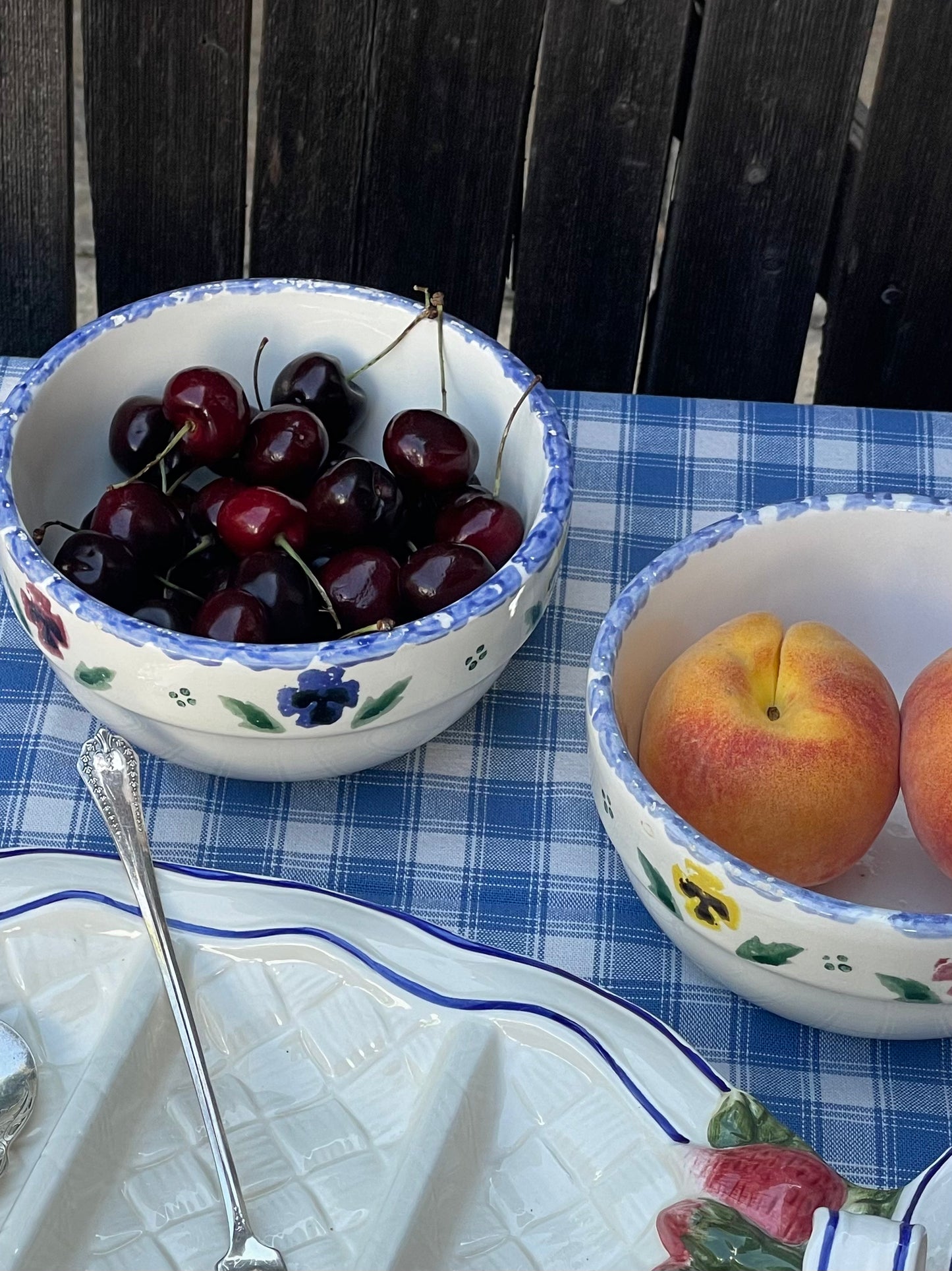 Pansy Soup Bowls