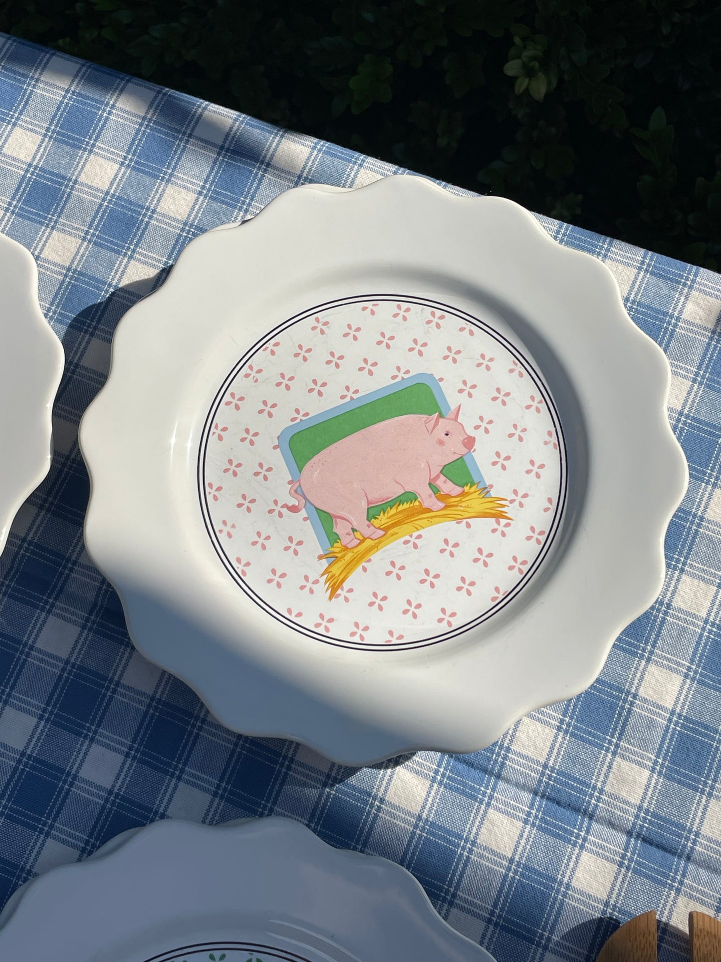 Barnyard Plates, Set of 9
