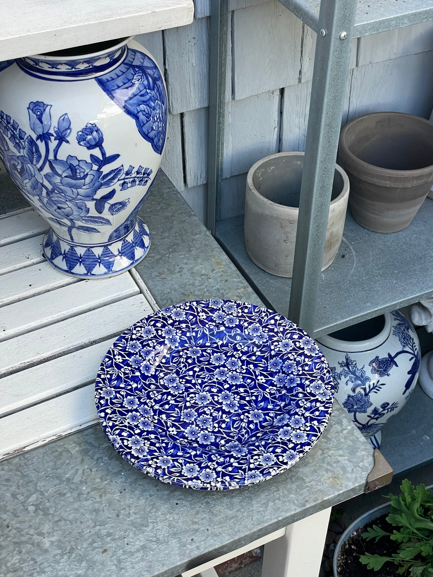 Calico Plates, Set of 2