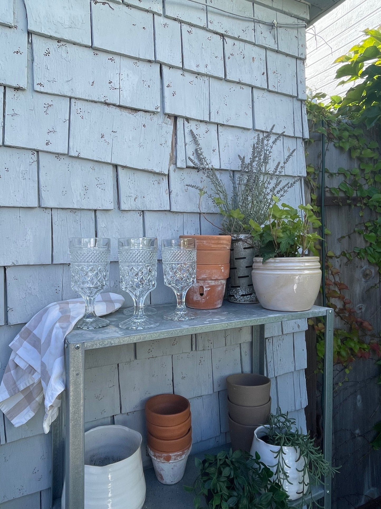 Kitty Crystal Cut Goblets, Set of 4