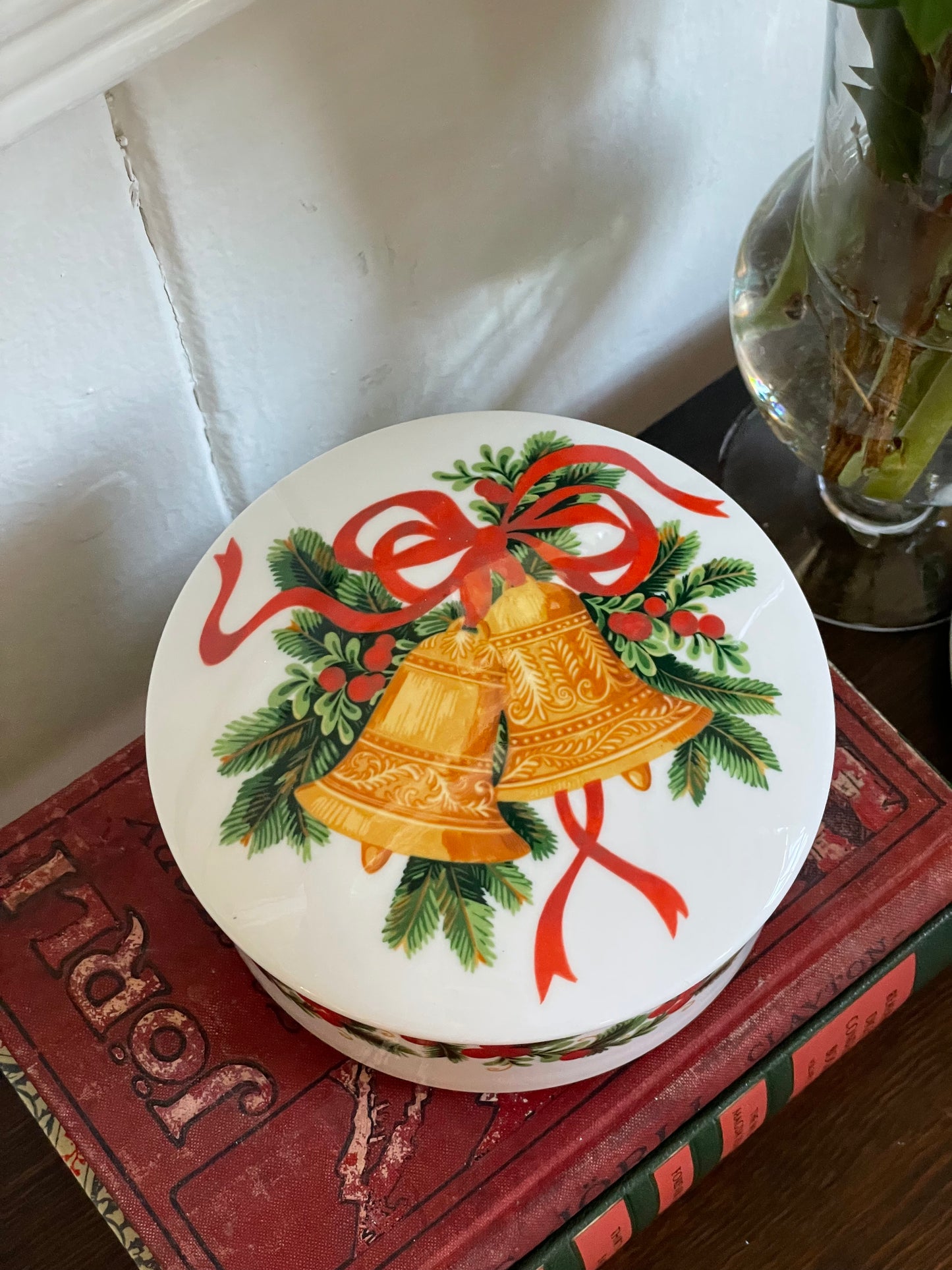 Bells of Holly Trinket Box