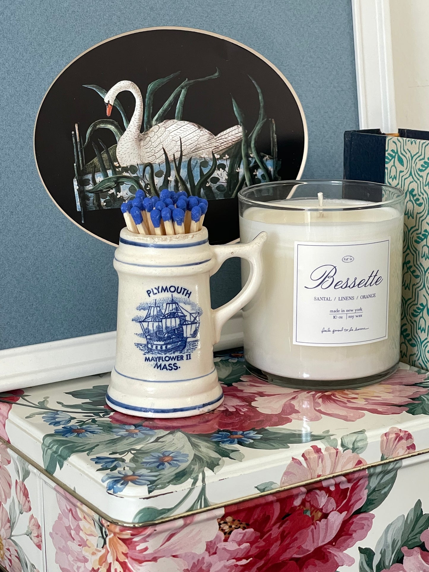 Mayflower Matchstick Holder