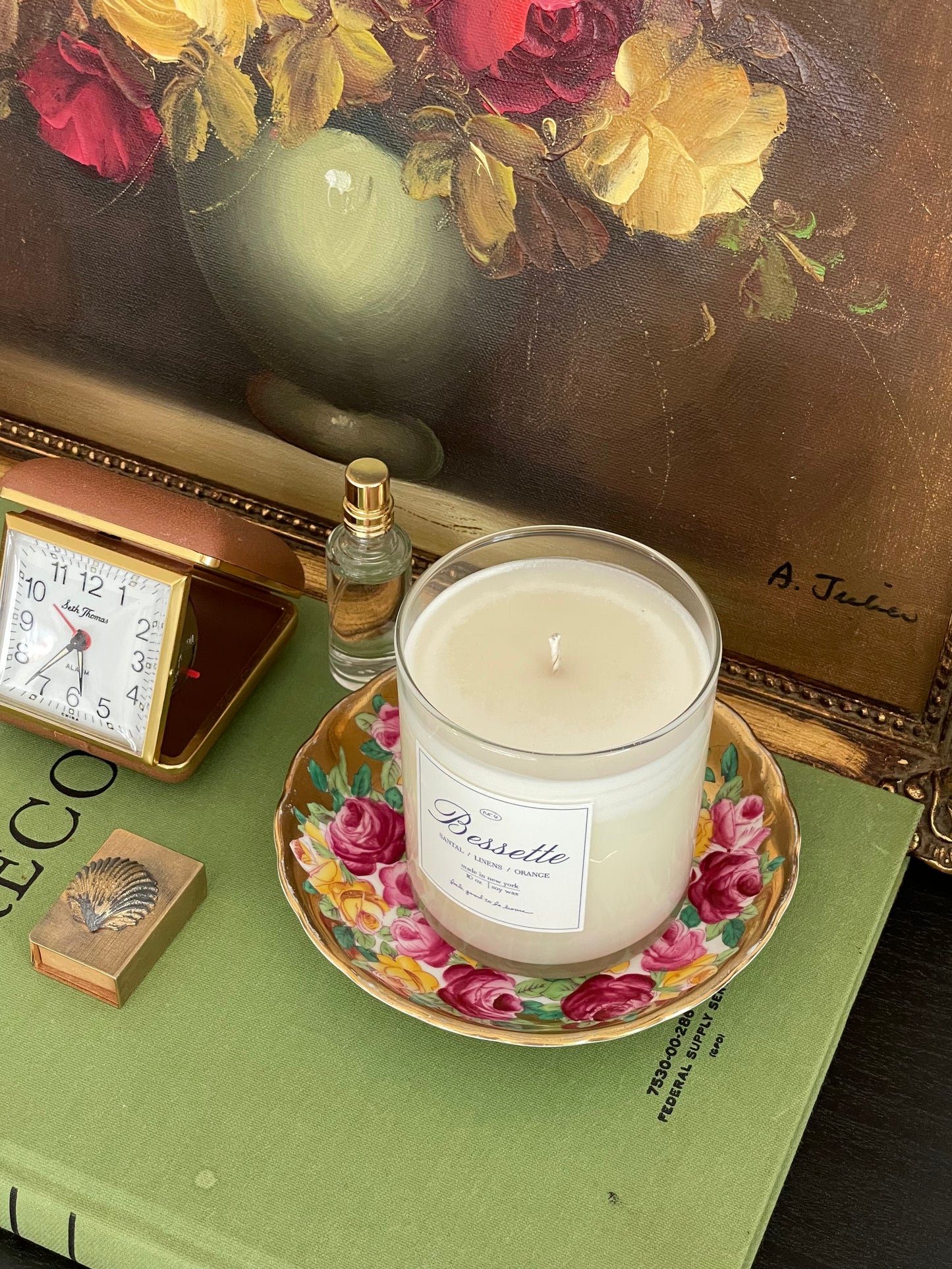 Gold Rush Candle Plate