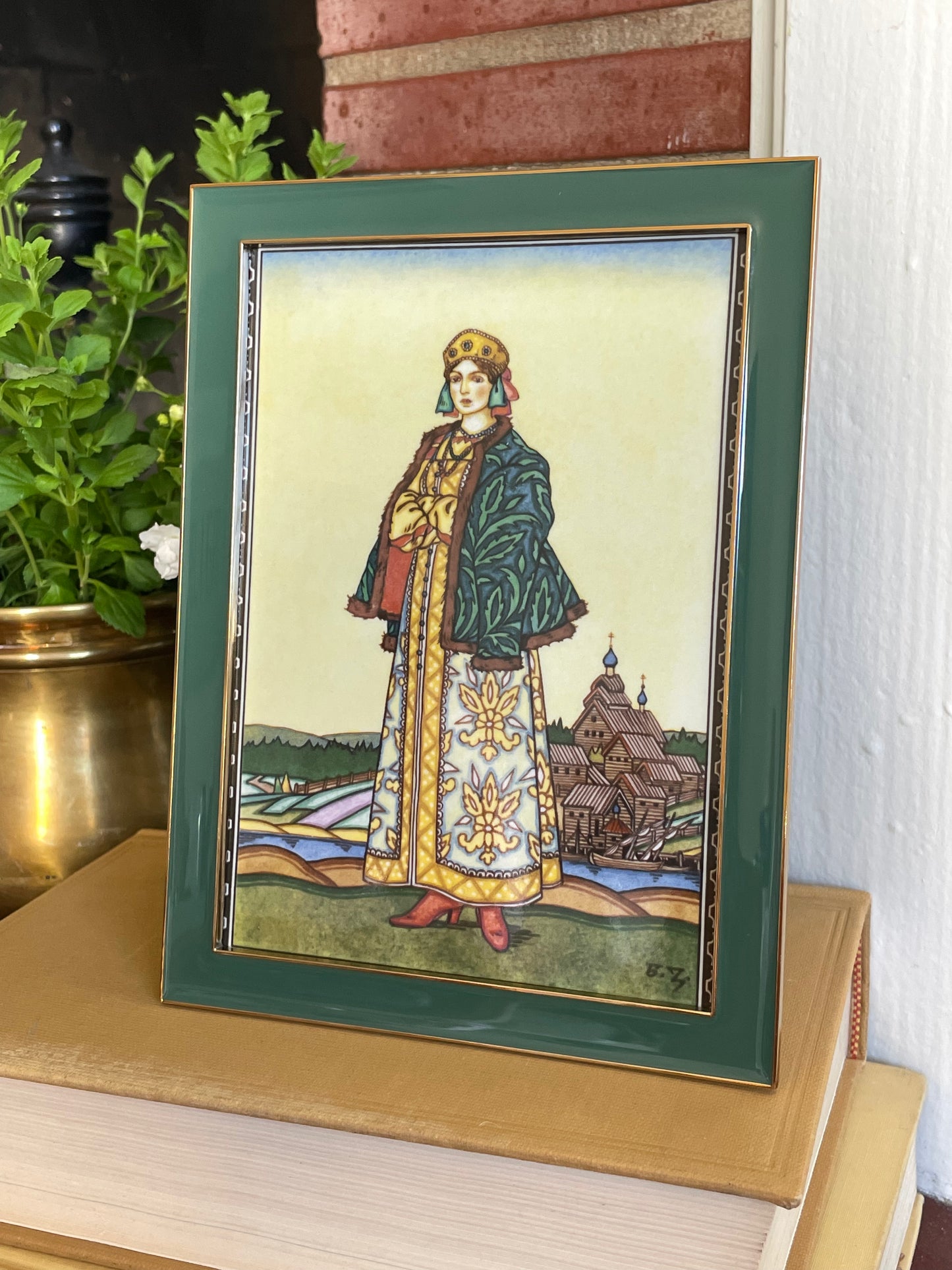 Villeroy & Boch Tatjana Framed Tile Art by Boris Zvorykin