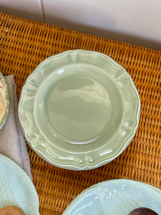 Palm Salad Plates, Set of 6