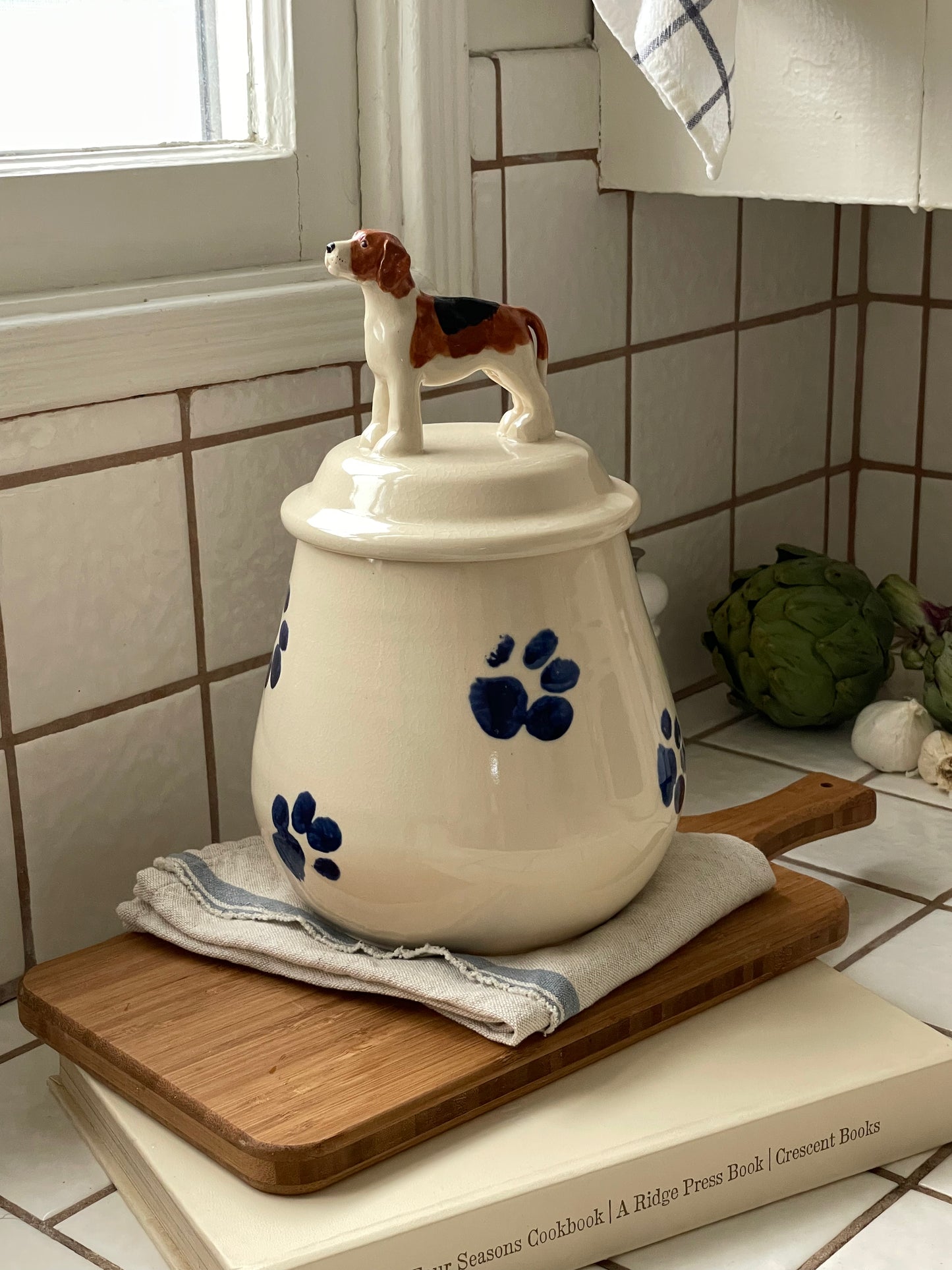 Franklin Dog Treat Jar