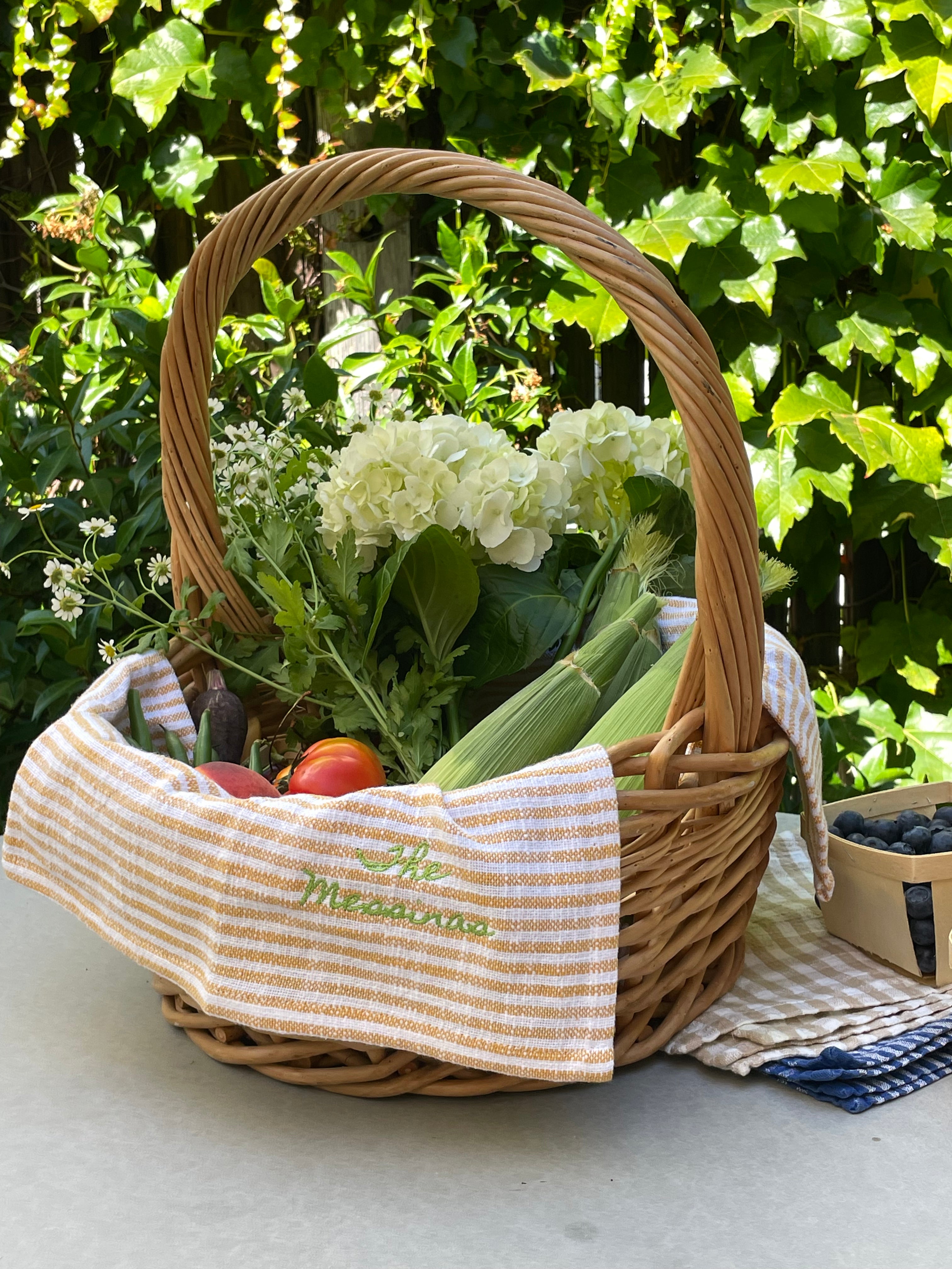Front Porch Straw Basket