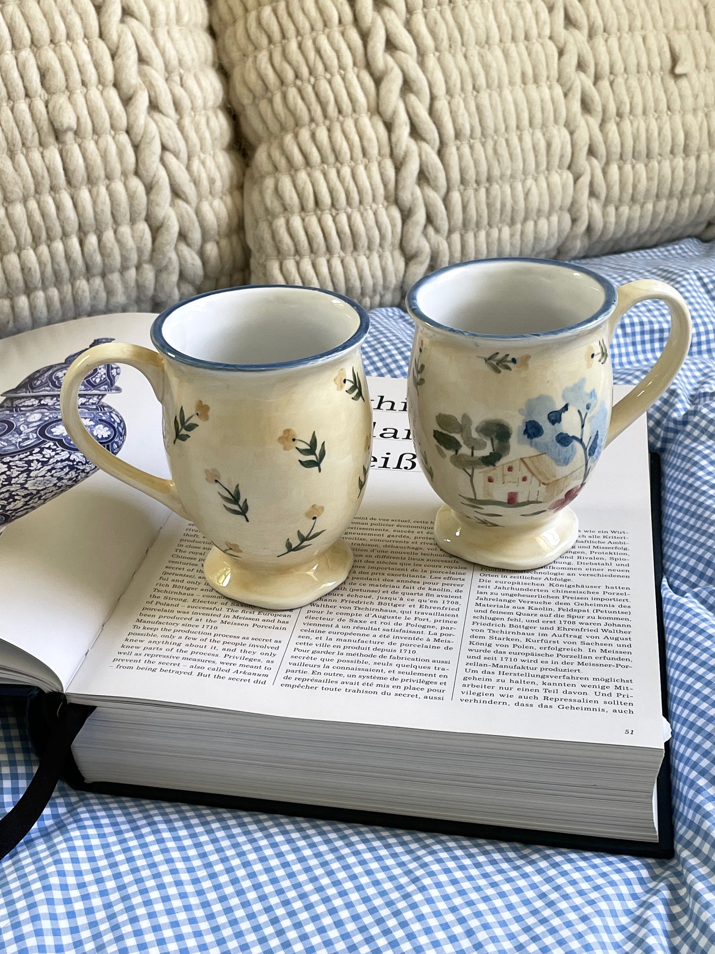 Country House Mugs, Set of 2