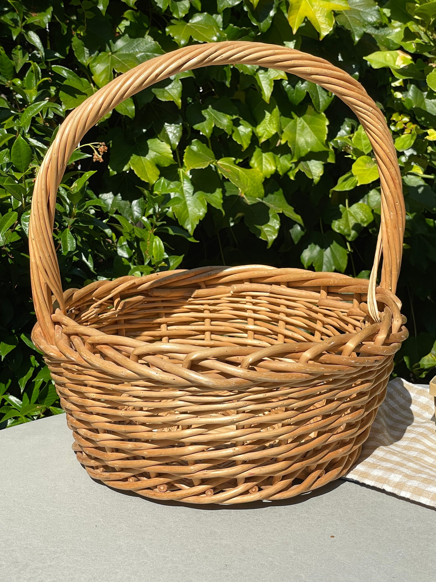 Front Porch Straw Basket