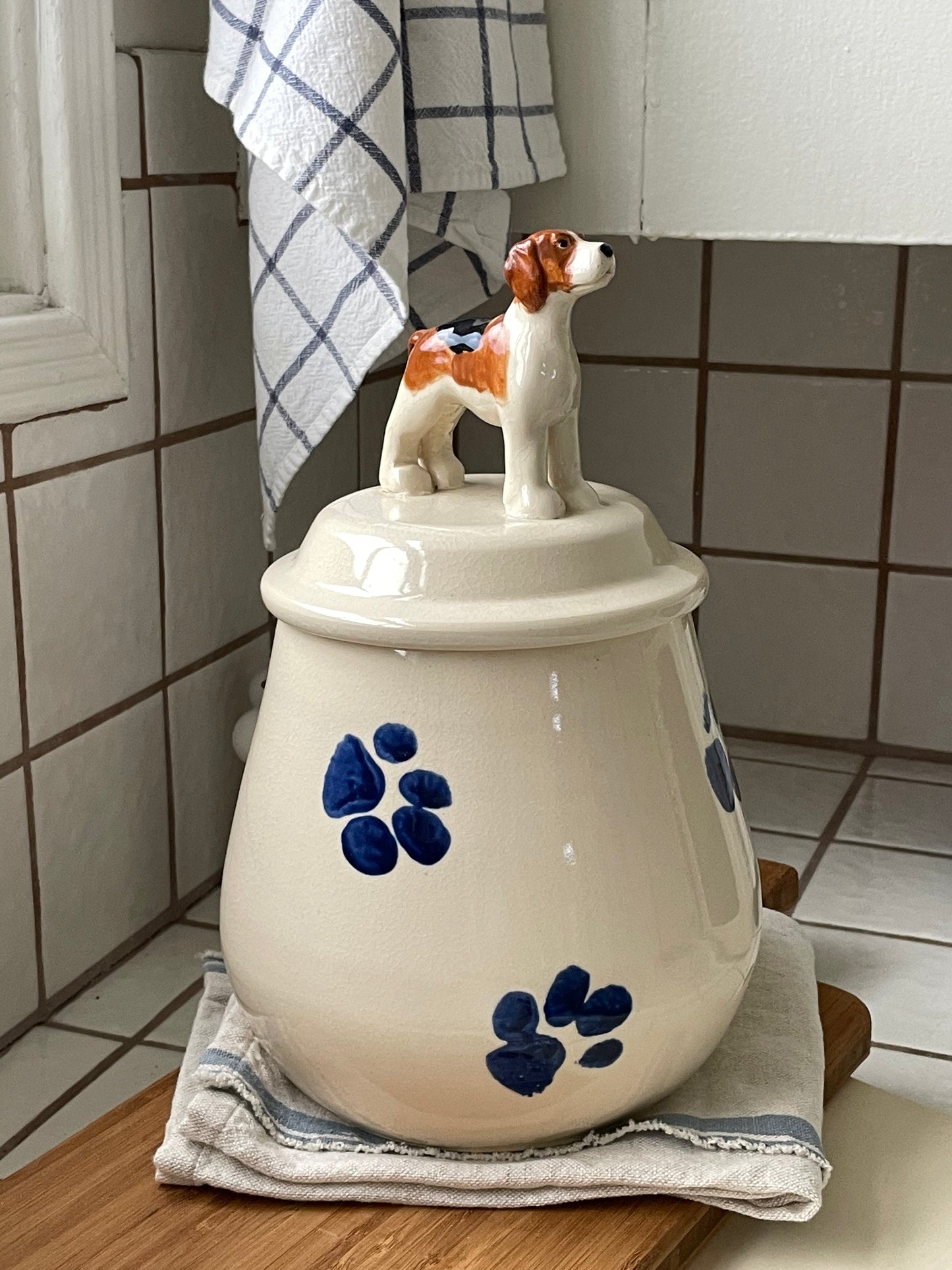 Franklin Dog Treat Jar