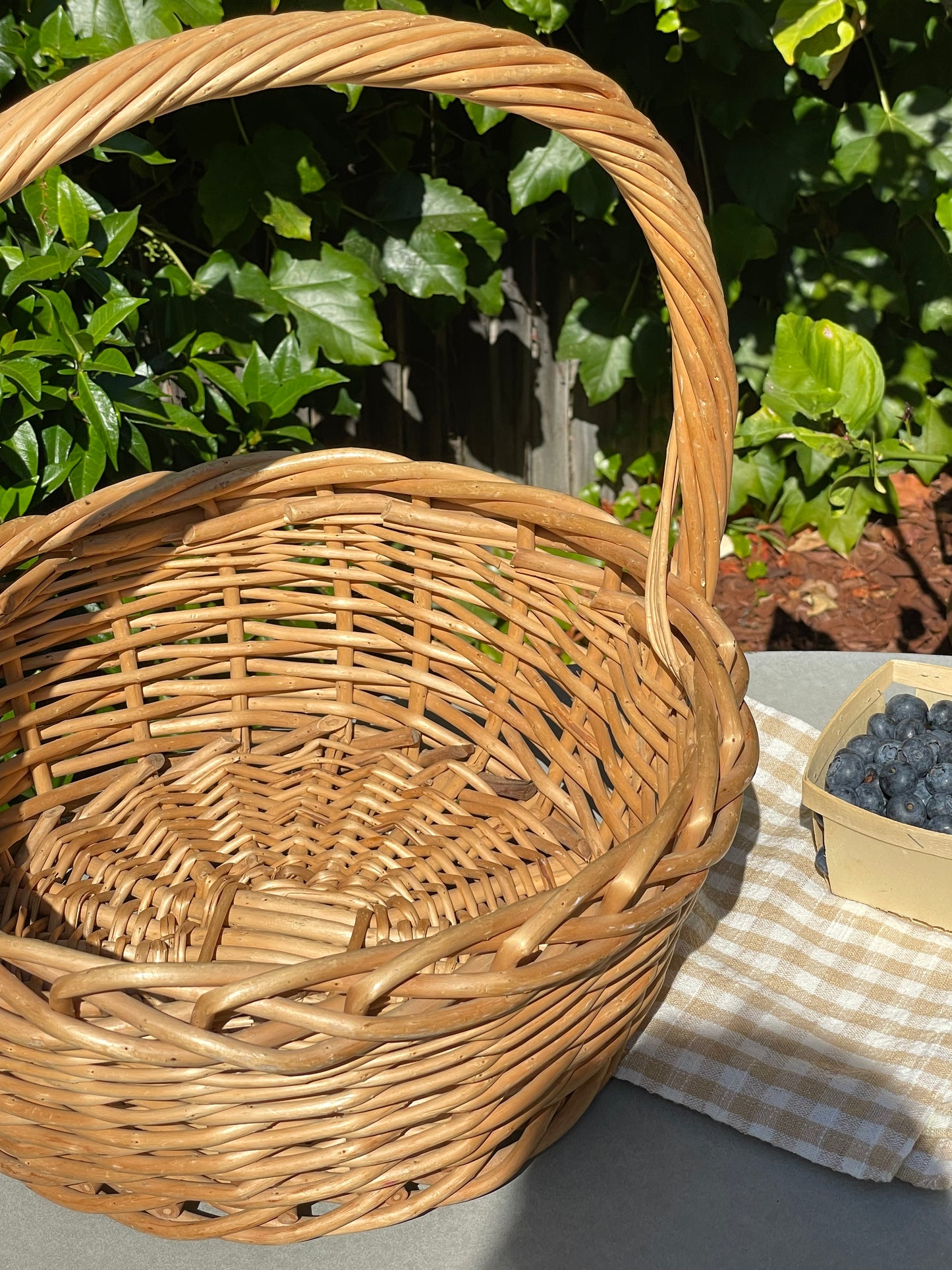 Front Porch Straw Basket