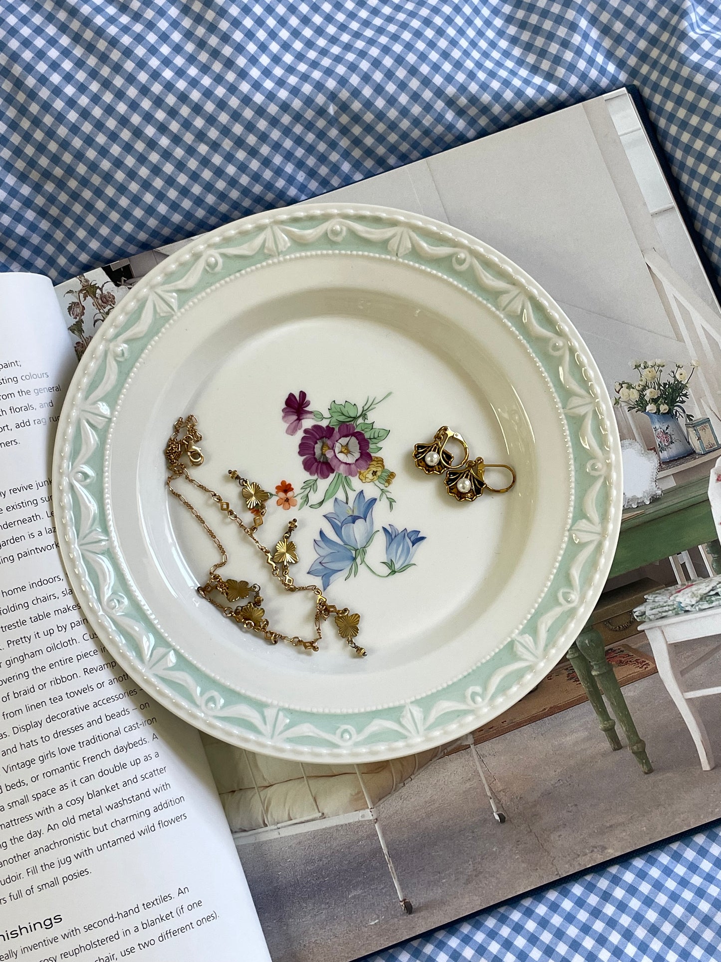 Sea Foam Trinket Plate