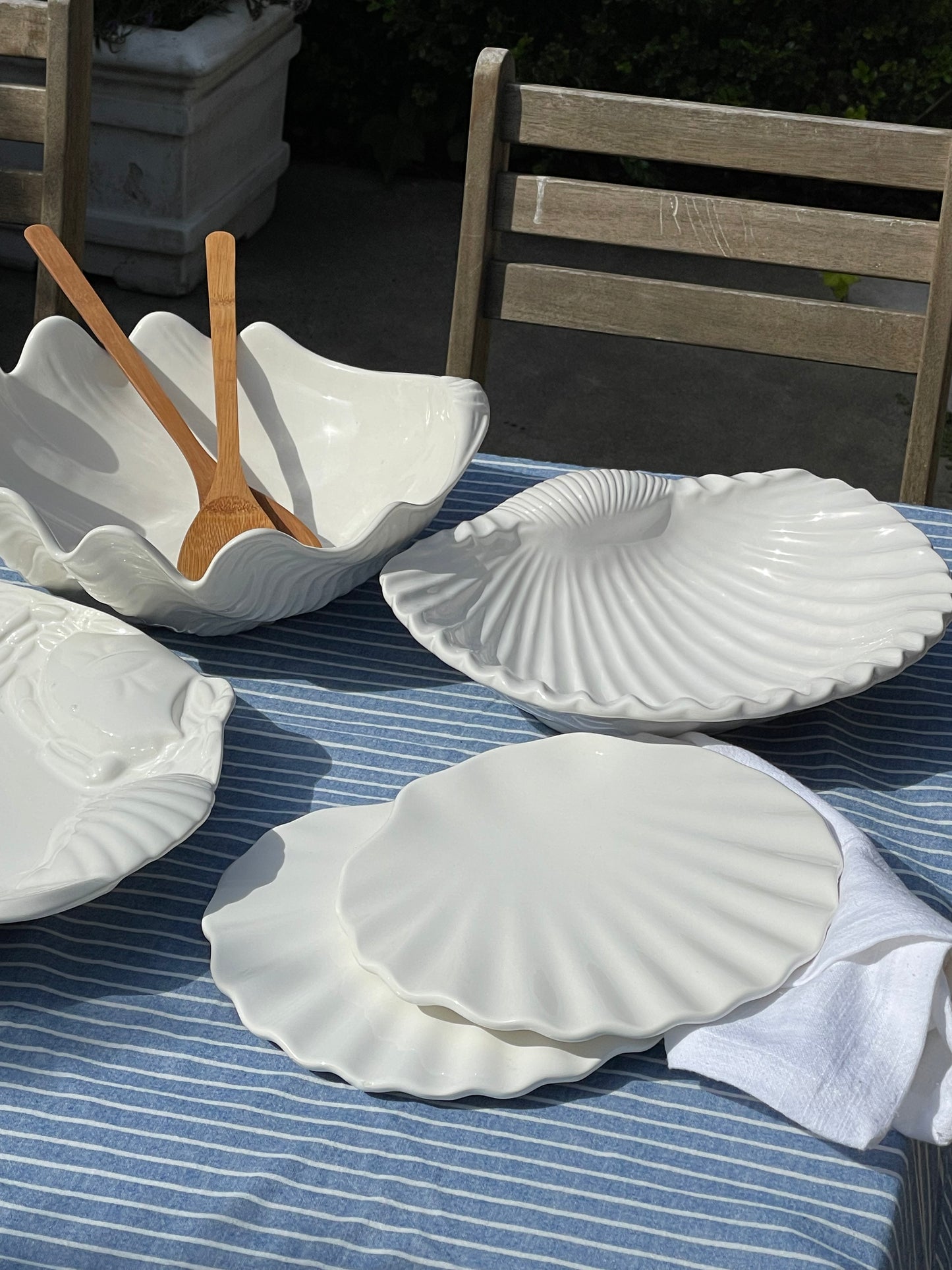 Half Moon Bay Plates, Set of 2