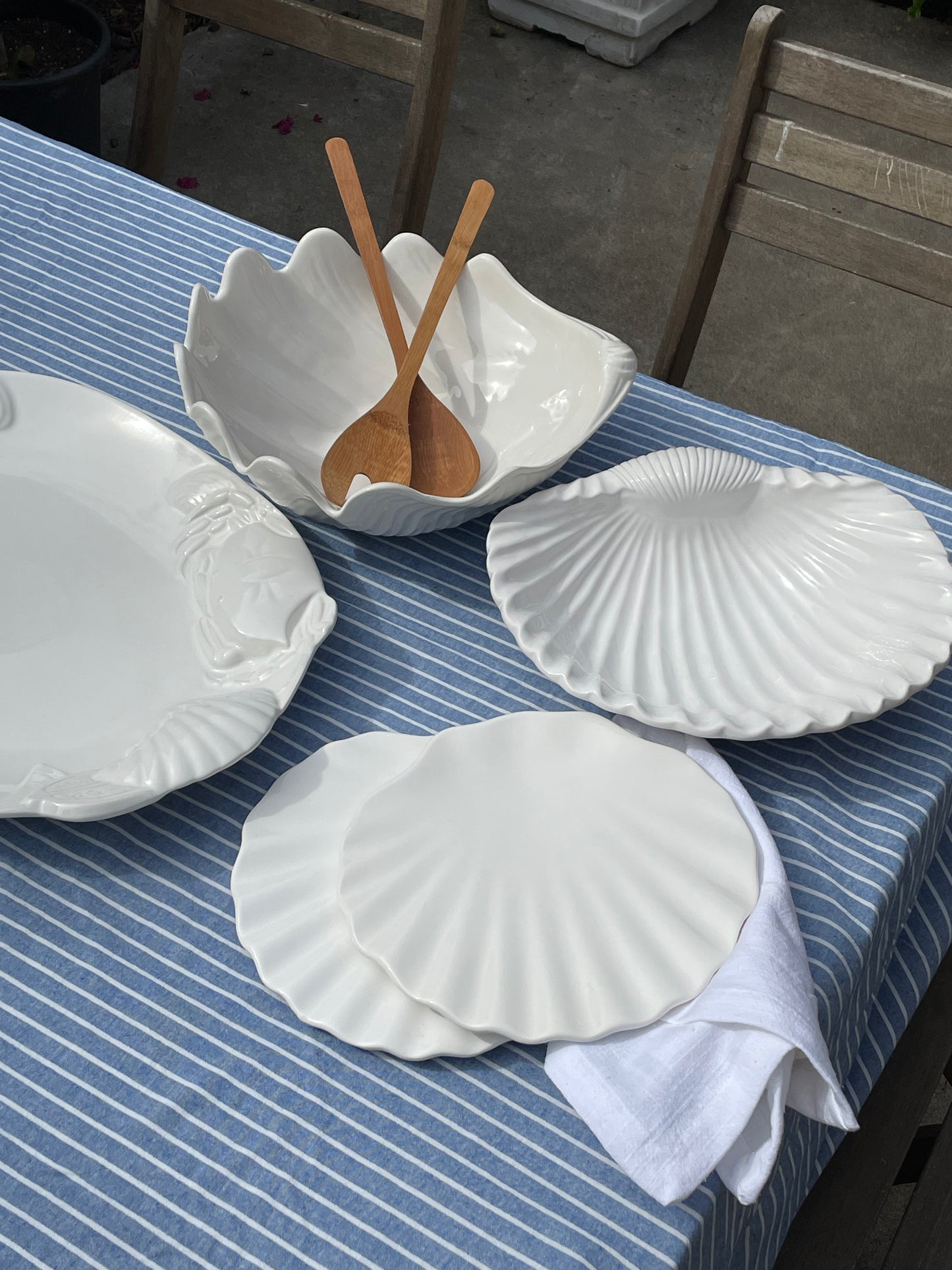 Half Moon Bay Plates, Set of 2