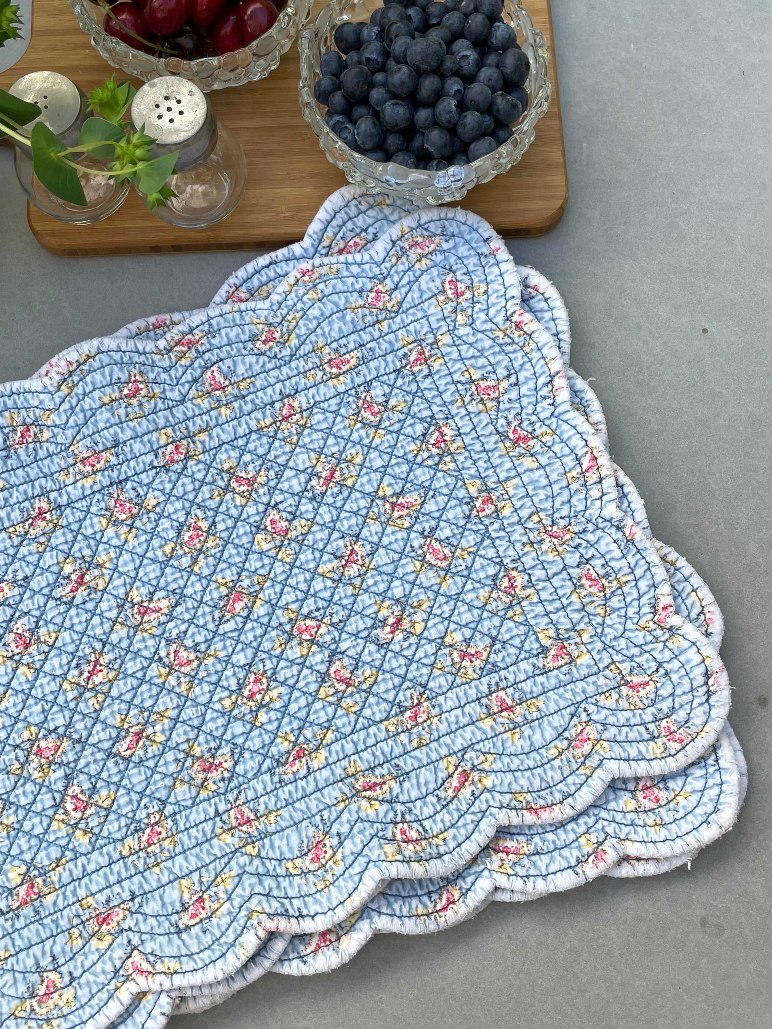 Picket Fence Vintage Placemats, Set of 4