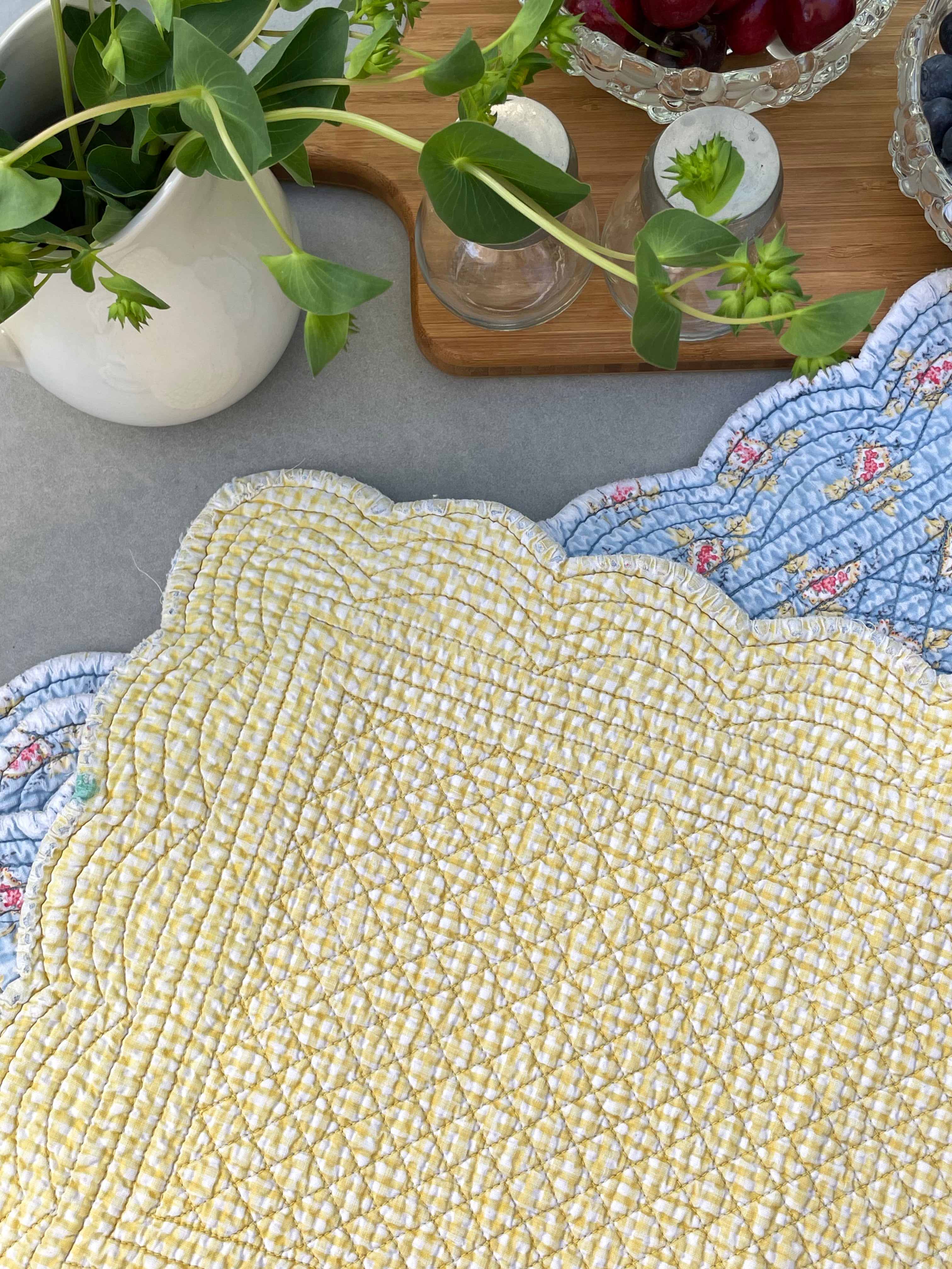 Picket Fence Vintage Placemats, Set of 4